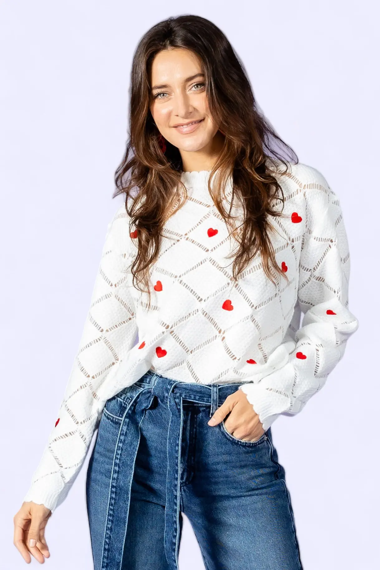 Be My Valentine Heart Sweater - ALJEGJ