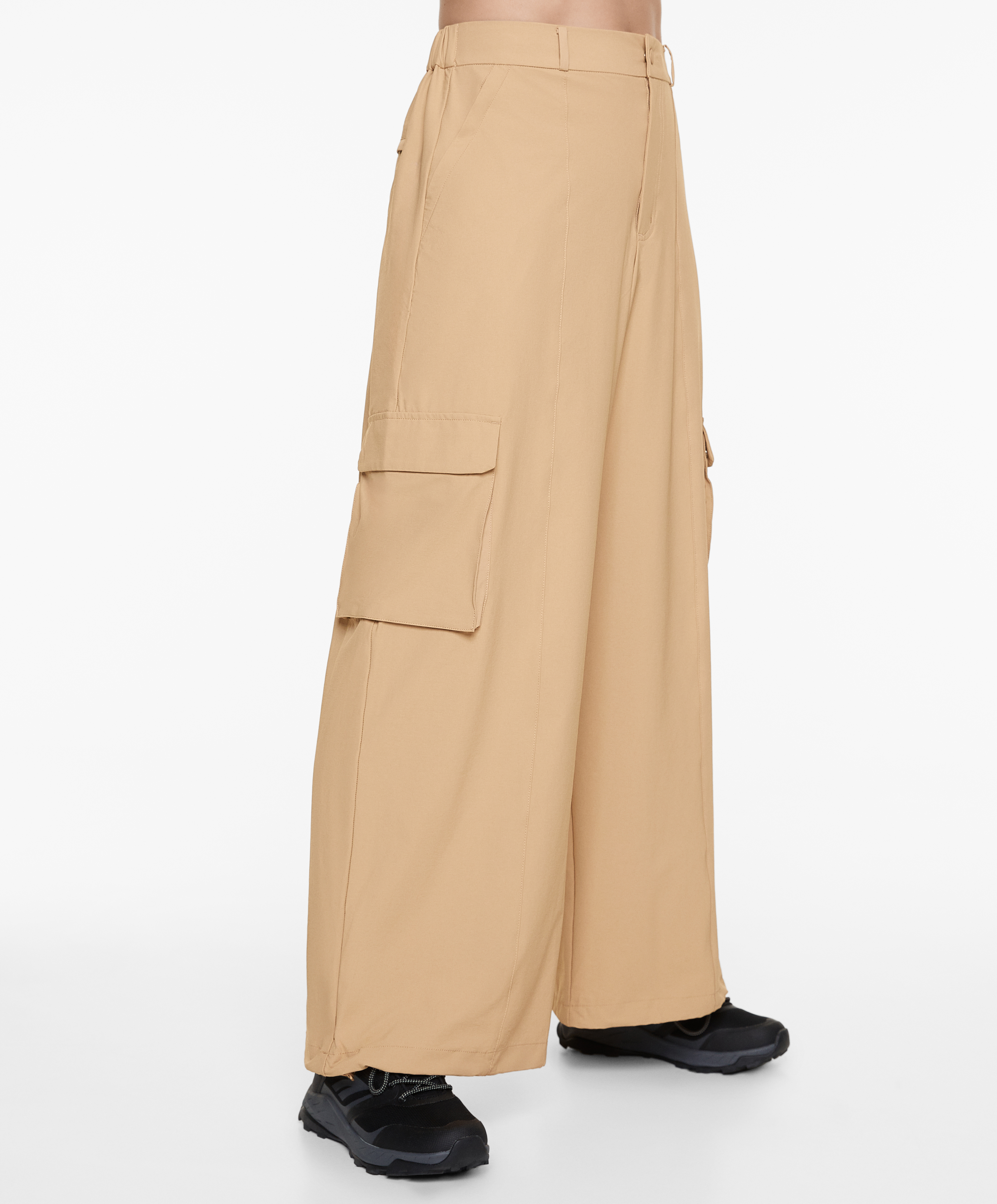 OYSHO Wide-leg cargo trousers