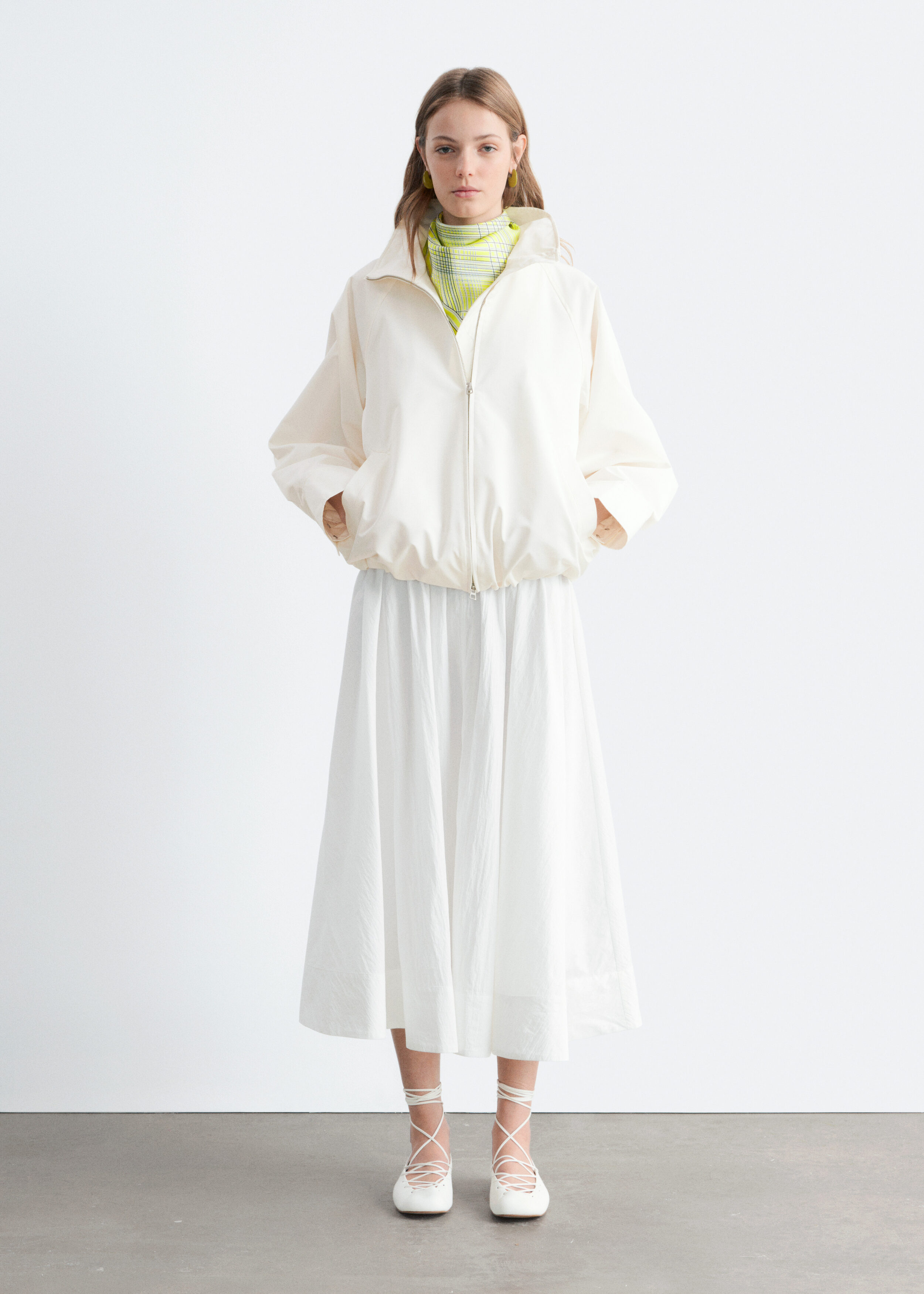 & Other Stories ZIP-UP TWILL JACKET