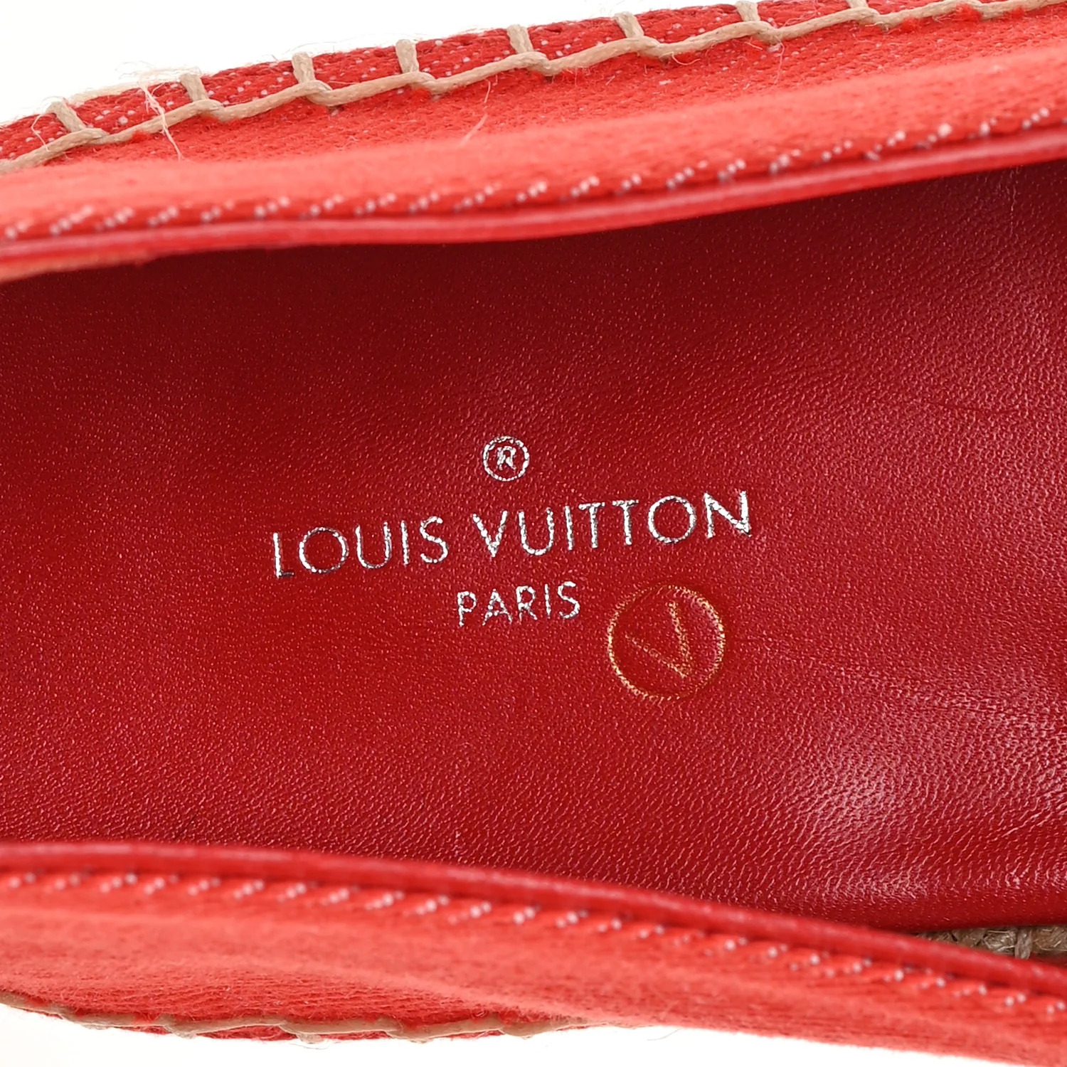 Canvas Waterfall Espadrille 36 Rouge - Top Club