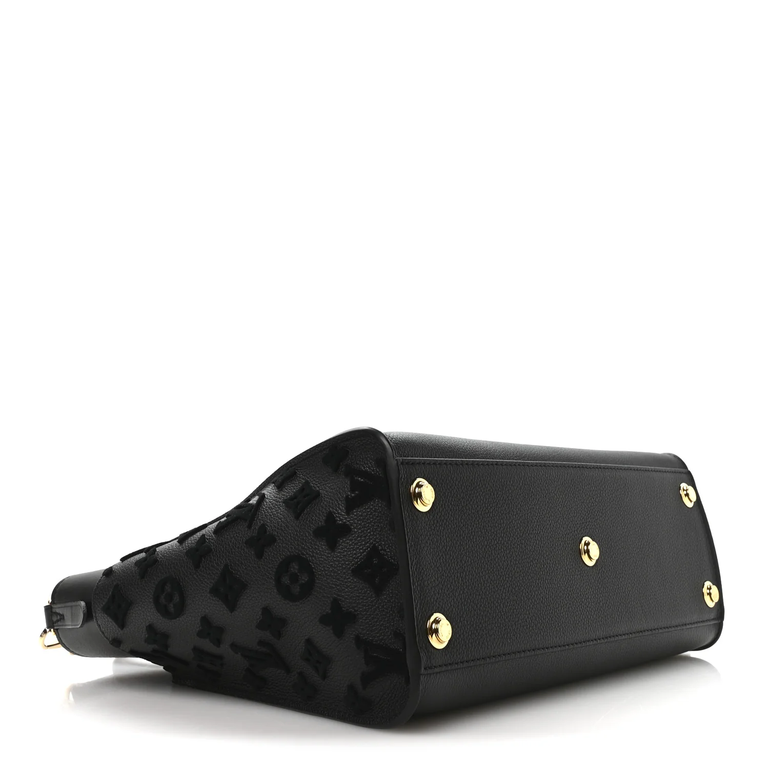 Calfskin Monogram Tufting On My Side Black - Top Club