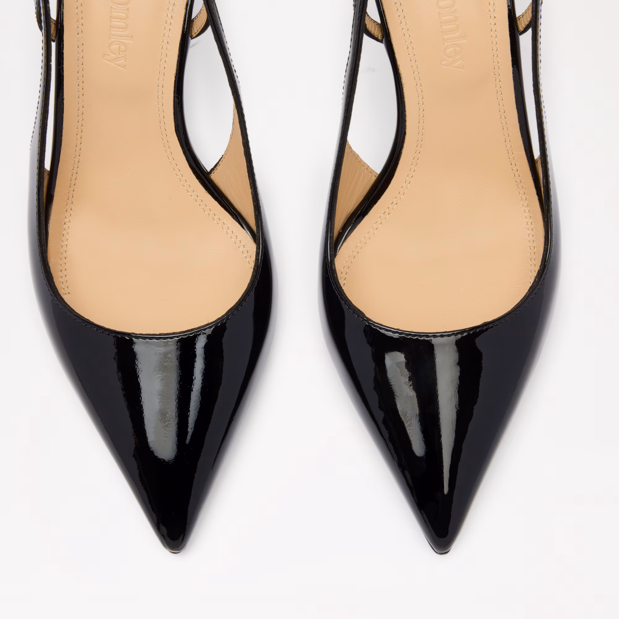 LineyCutout Slingback Heel