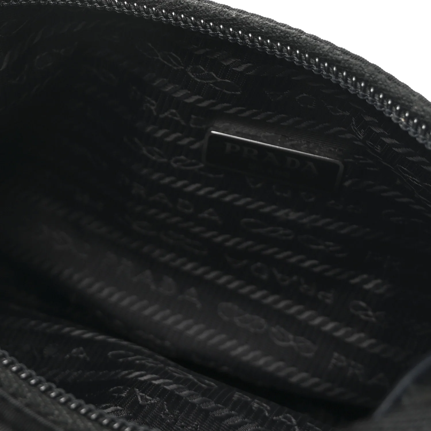 Tessuto Nylon Mini Re-Edition 2000 Bag Black - Top Club