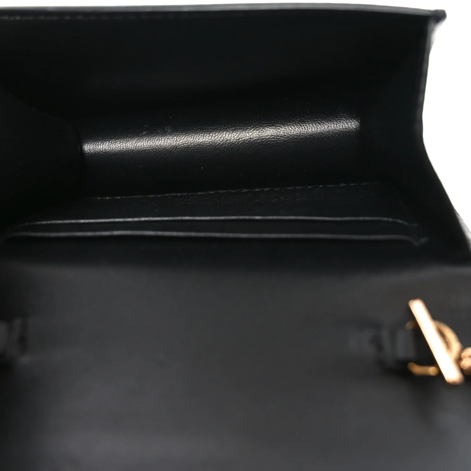 Vitello Mini Virtus Chain Clutch Black - Top Club