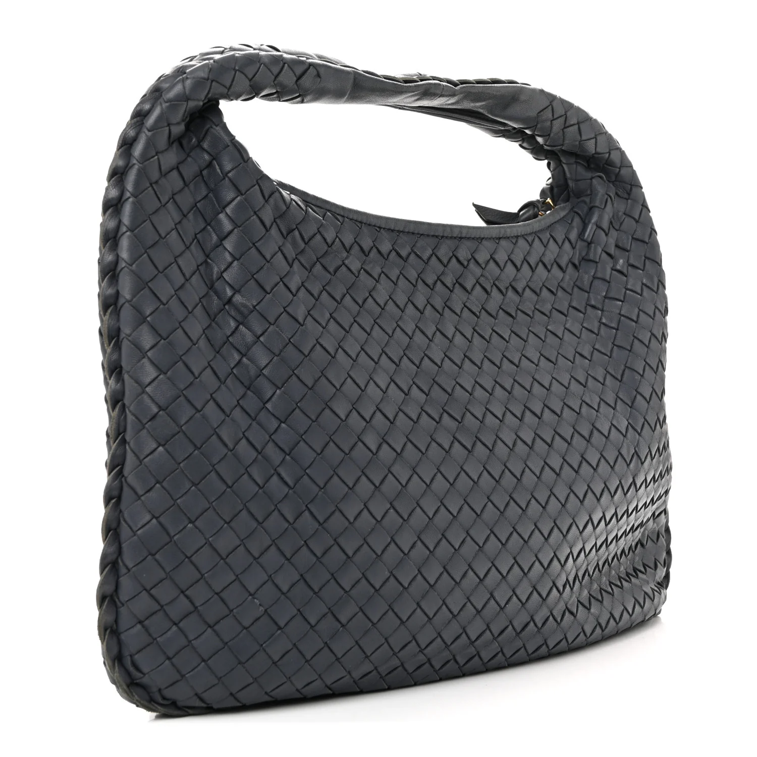 Nappa Intrecciato Medium Veneta Hobo Atlantic - Top Club