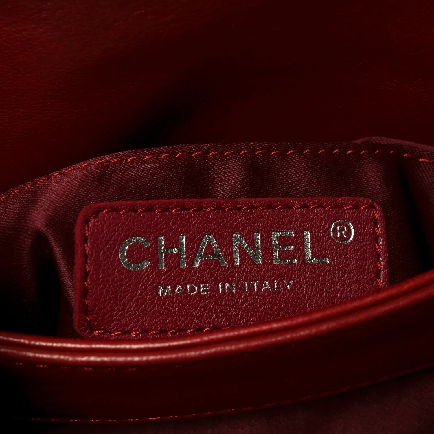 Lambskin Quilted Mini Chanel 3 Flap Red - Top Club