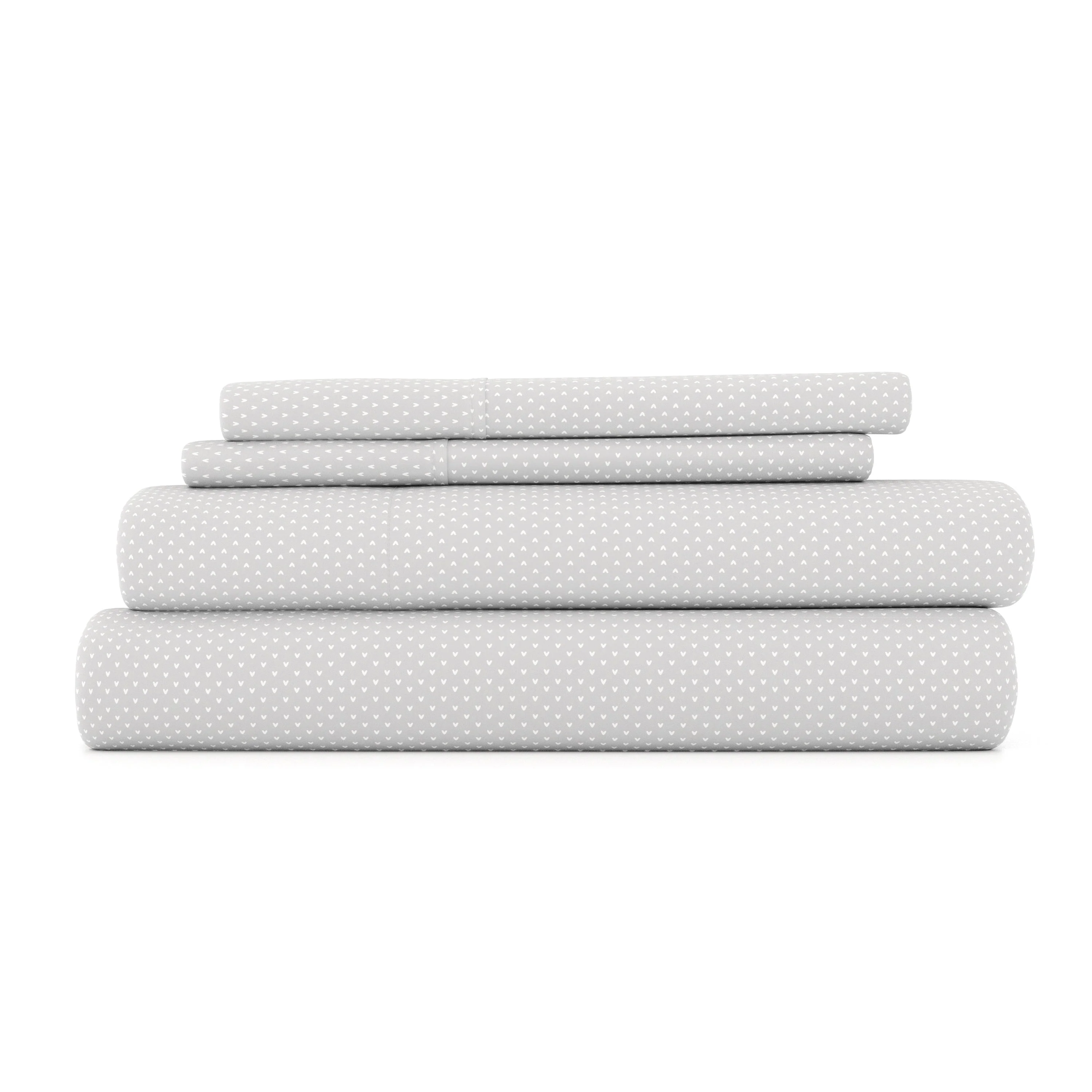 My Heart Pattern 4-Piece Sheet Set - Sale