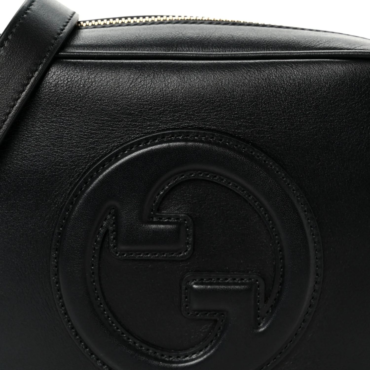 Sweetbread Calfskin Mini Blondie Bag Black - Top Club