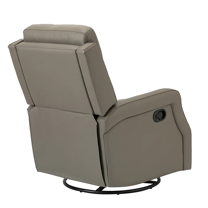 Benito 28.74" Wide Genuine Leather Swivel Rocker Recliner