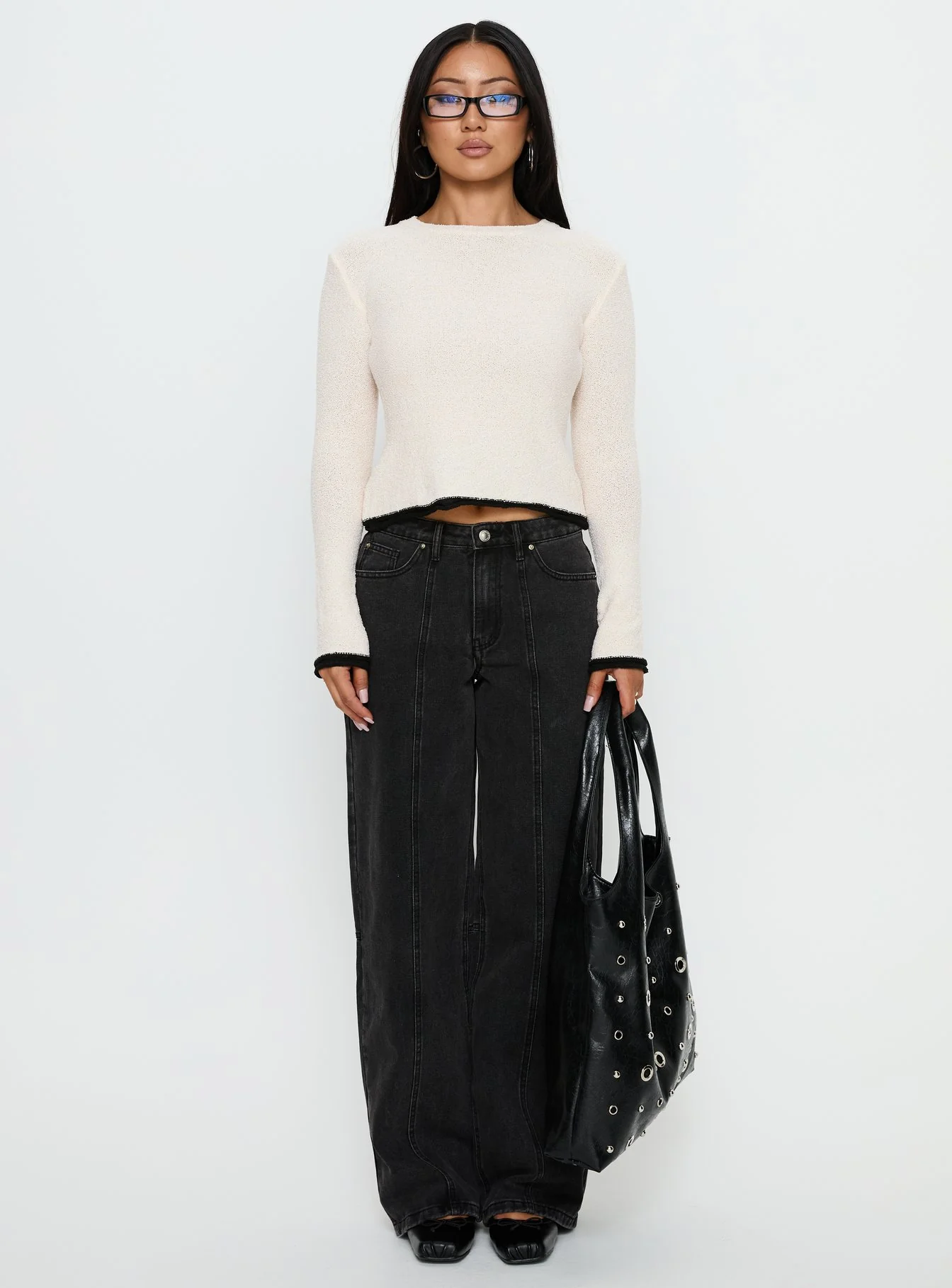 Keree Lightweight Knit Sweater Cream