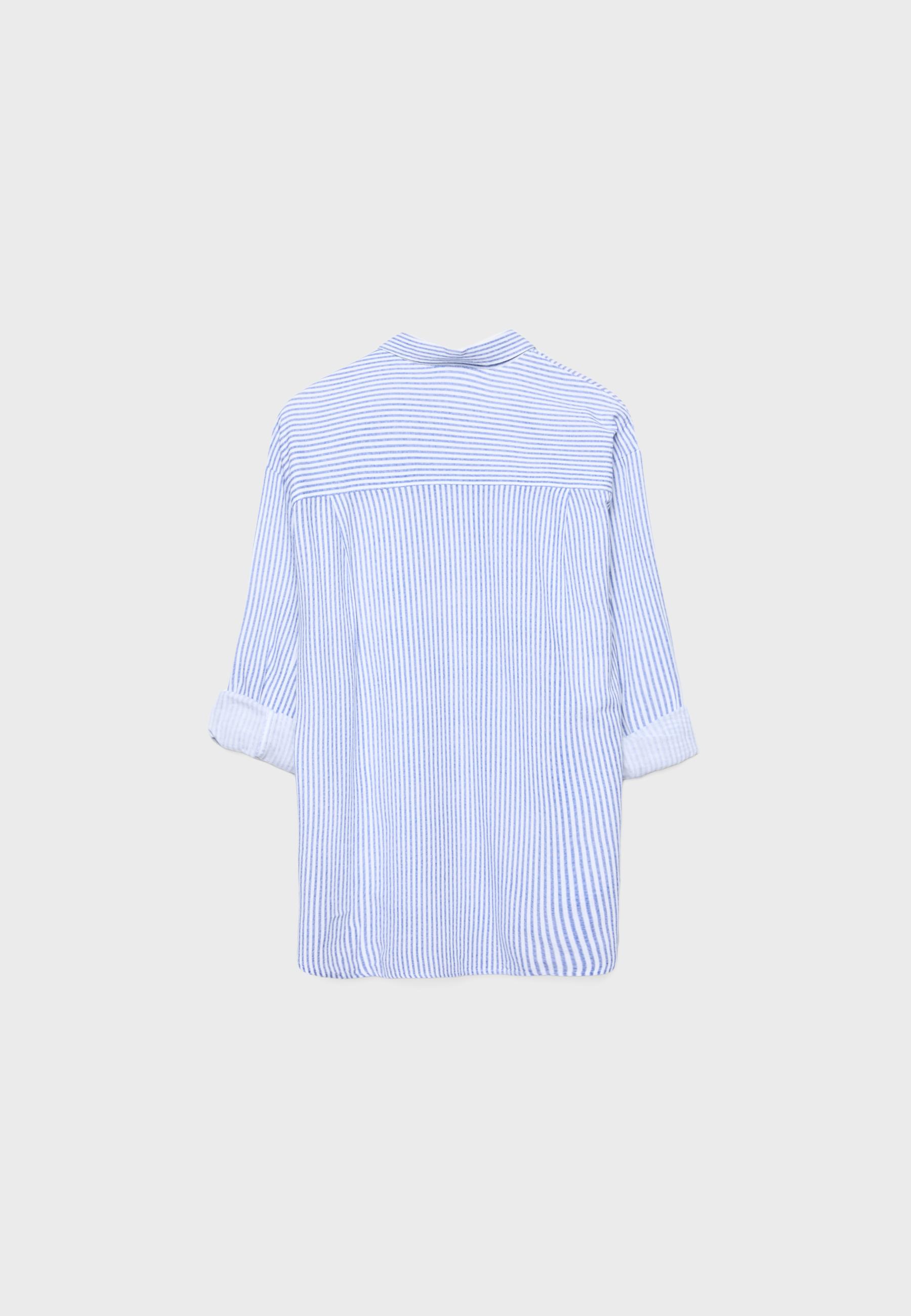 LINEN-EFFECT SHIRT