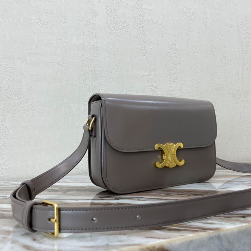 CELINE CLASSIQUE TRIOMPHE BAG in shiny calfskin(HIGH-END GRADE) - Top Club