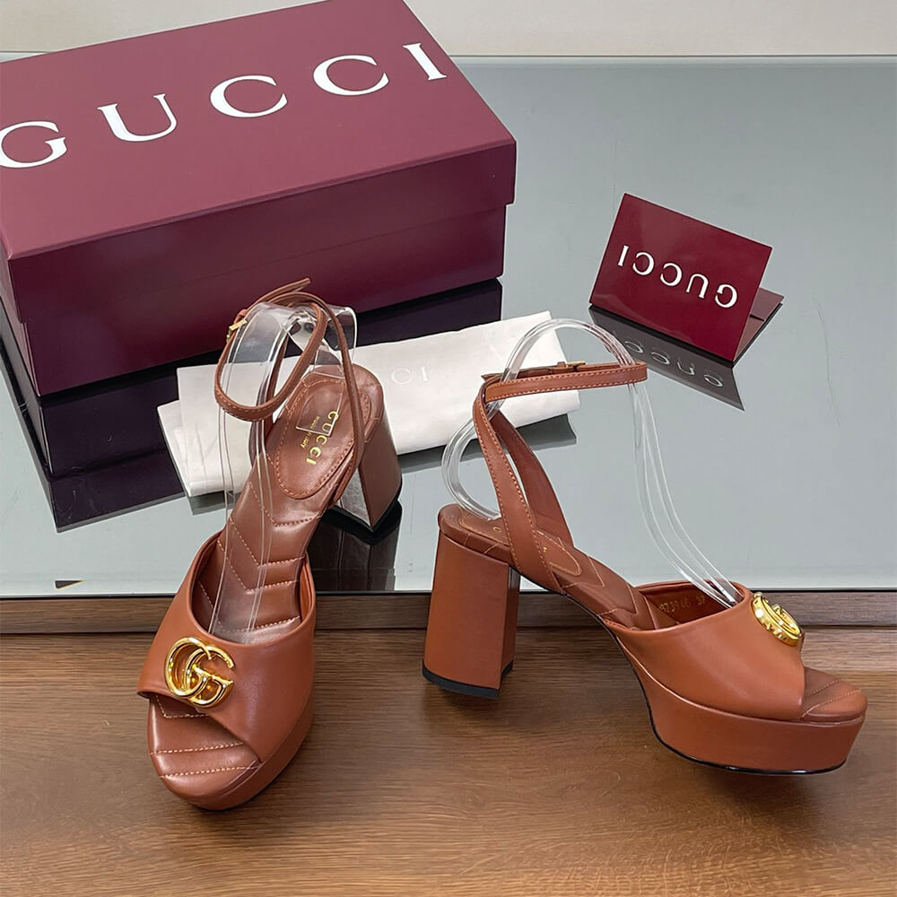 GUCCI Women s platform sandal with Double G - Top Club