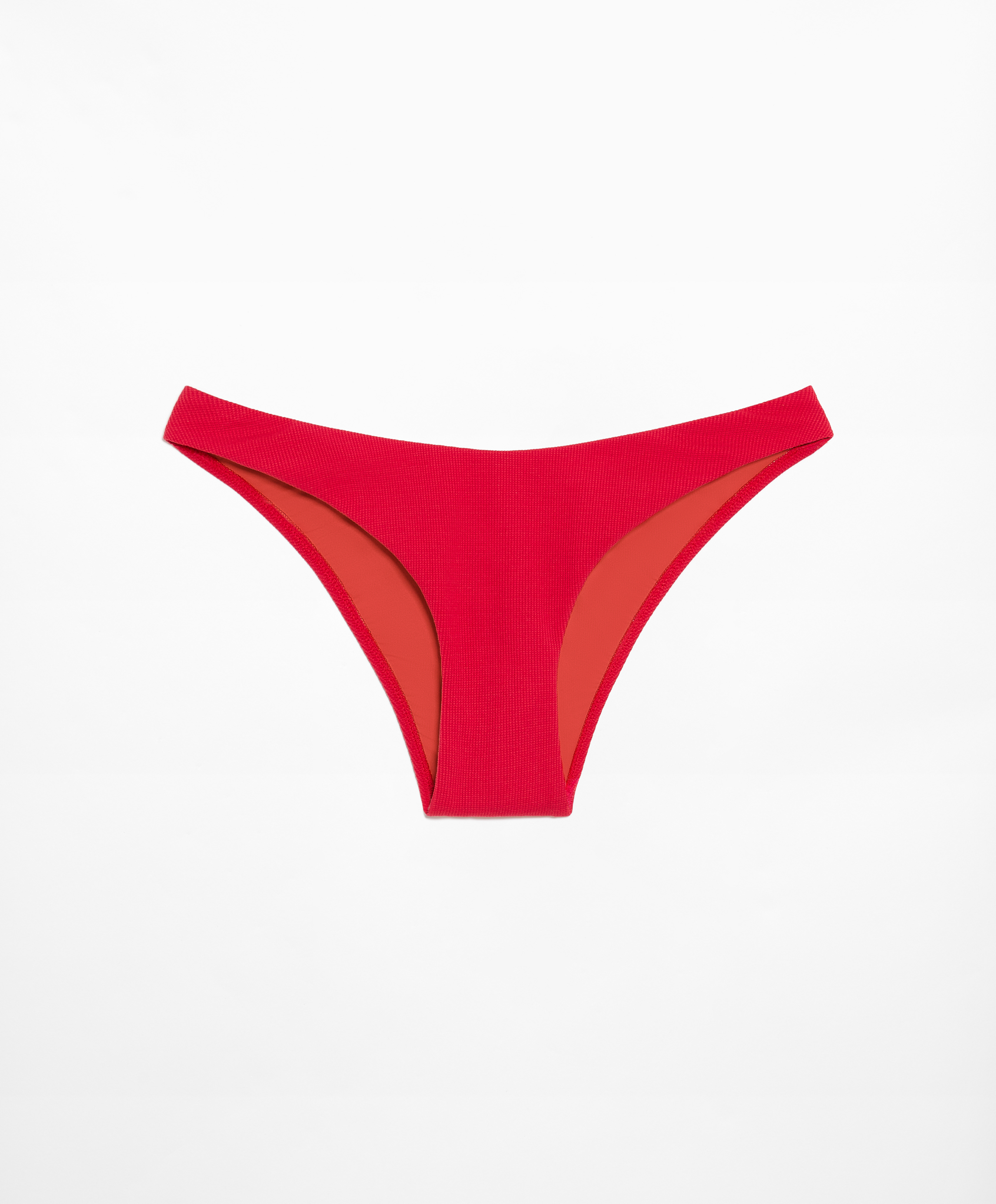 OYSHO Piqué medium-coverage U-cut bikini briefs