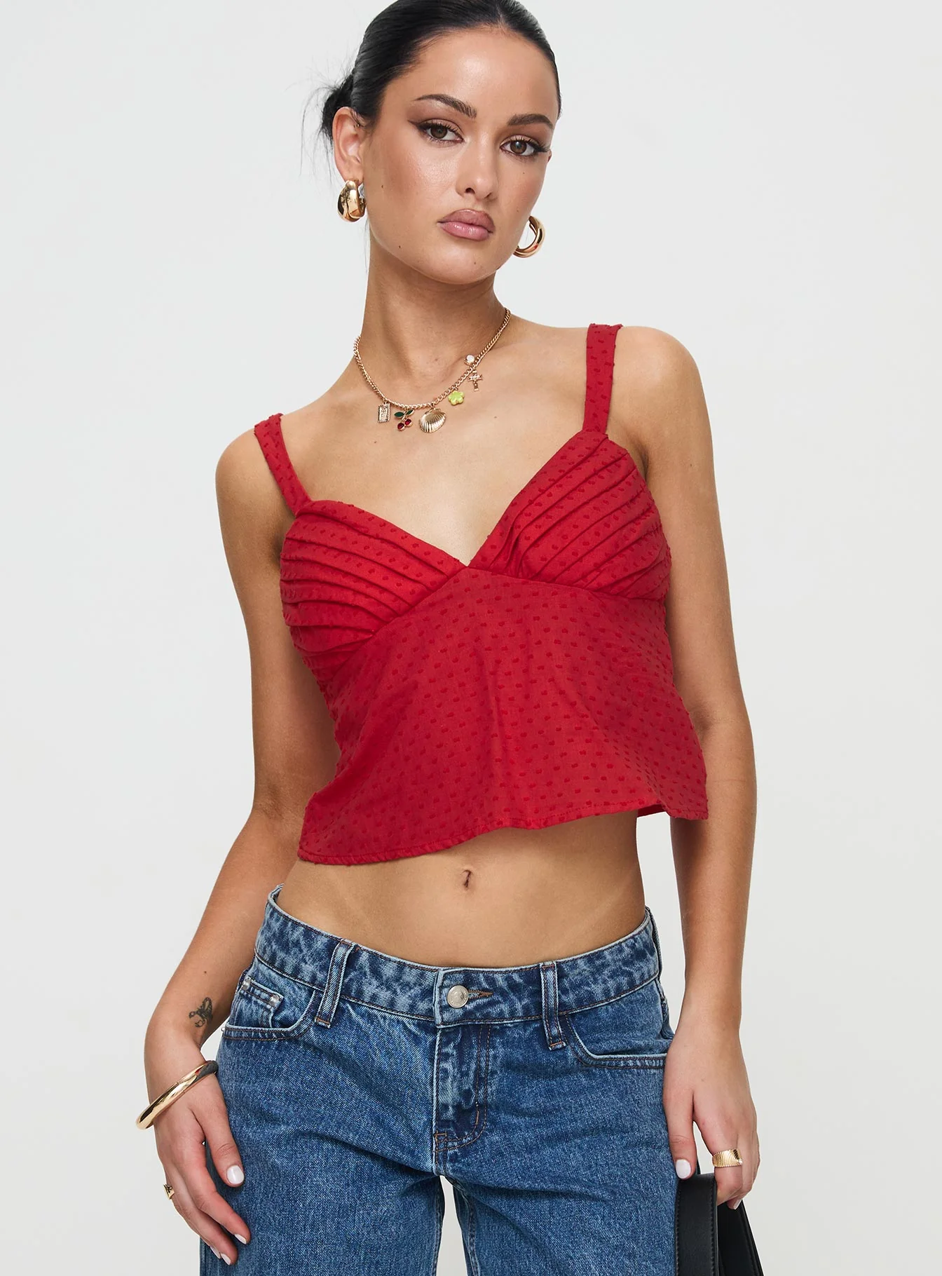 Prevost Cami Top Red