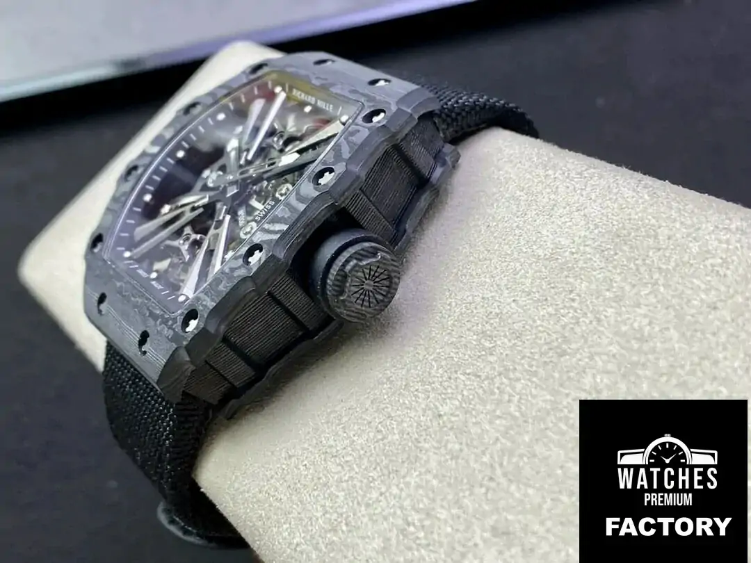 Richard Mille RM12-01 RM Factory Black Tourbillon Skeleton Dial