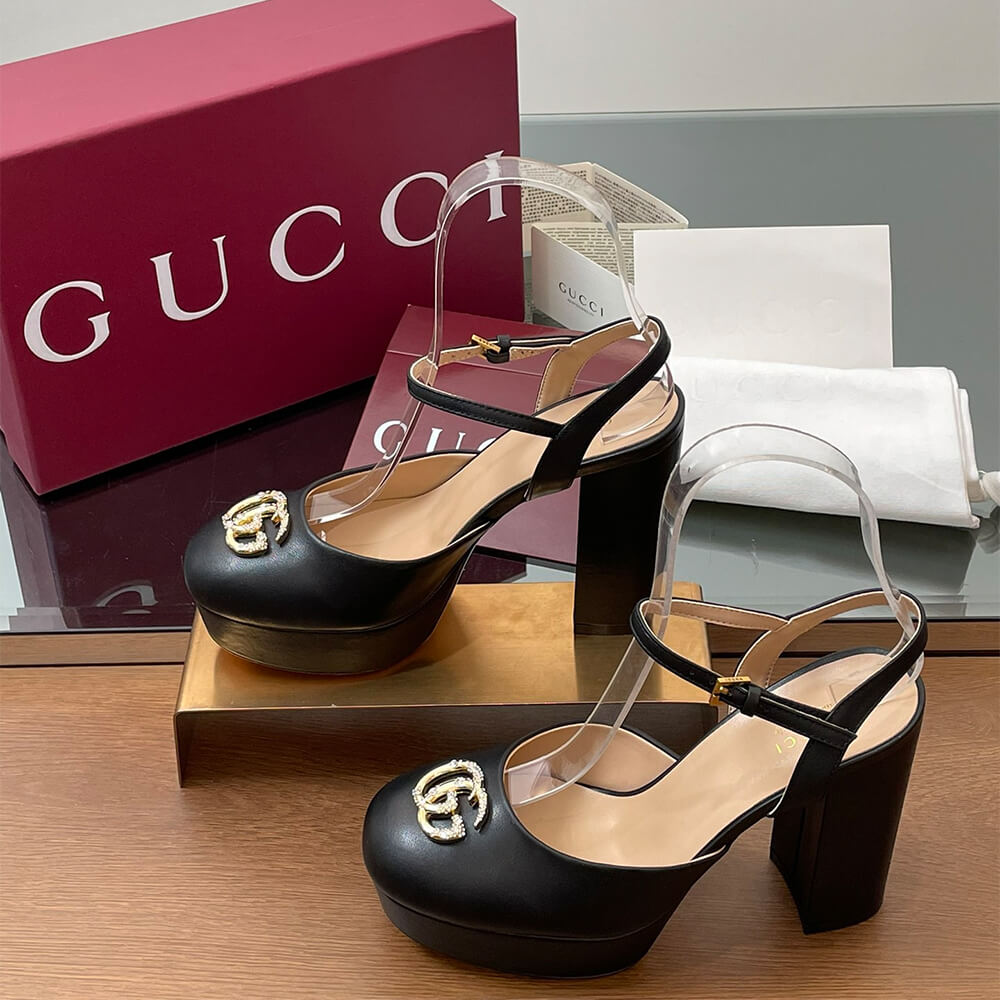GUCCI Women s platform pump with Double G - Top Club