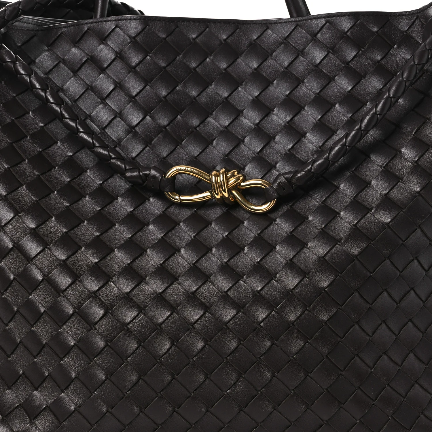 Nappa Intrecciato Large Andiamo Shoulder Bag Fondant - Top Club