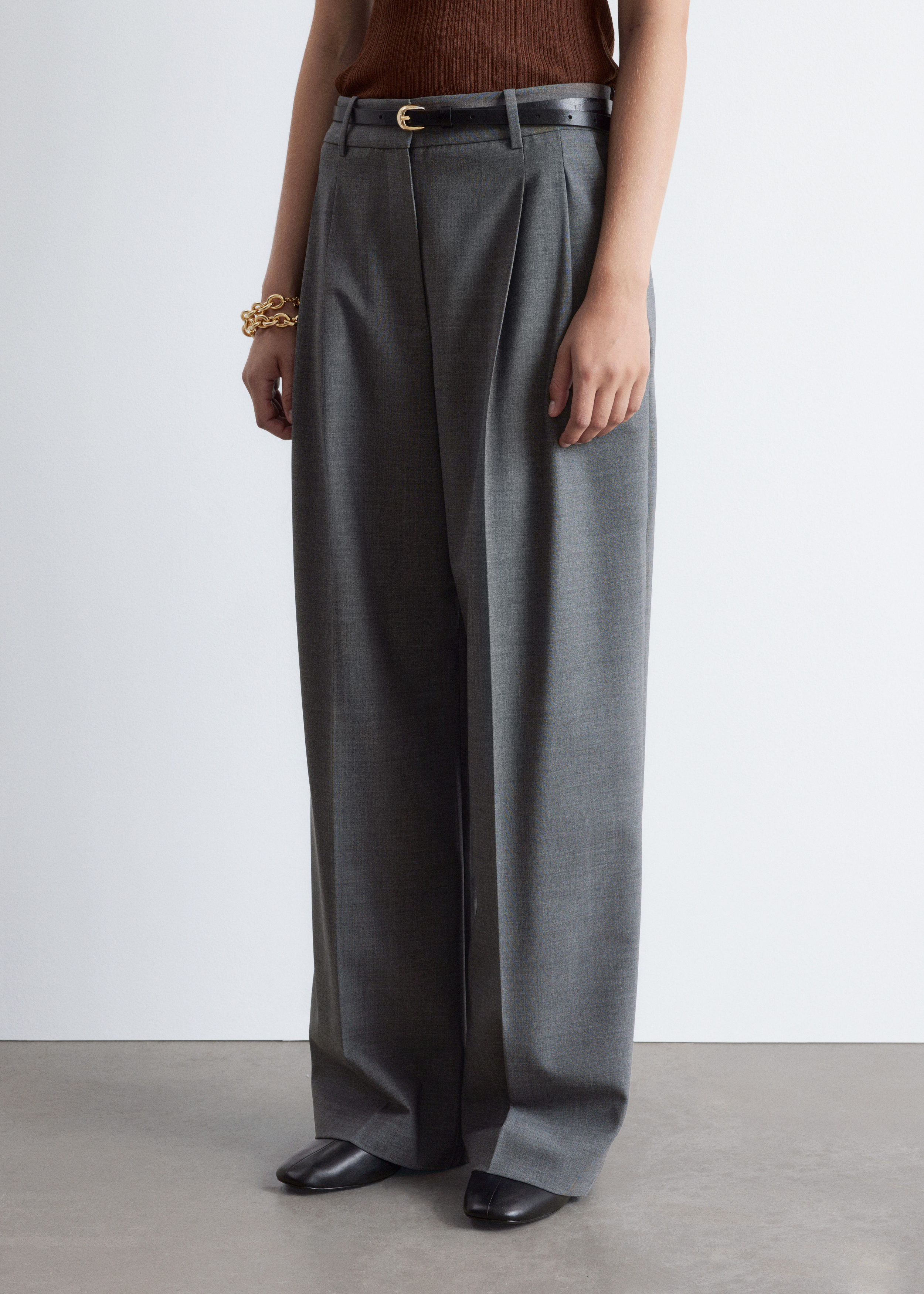& Other Stories TAILORED WOOL TROUSERS