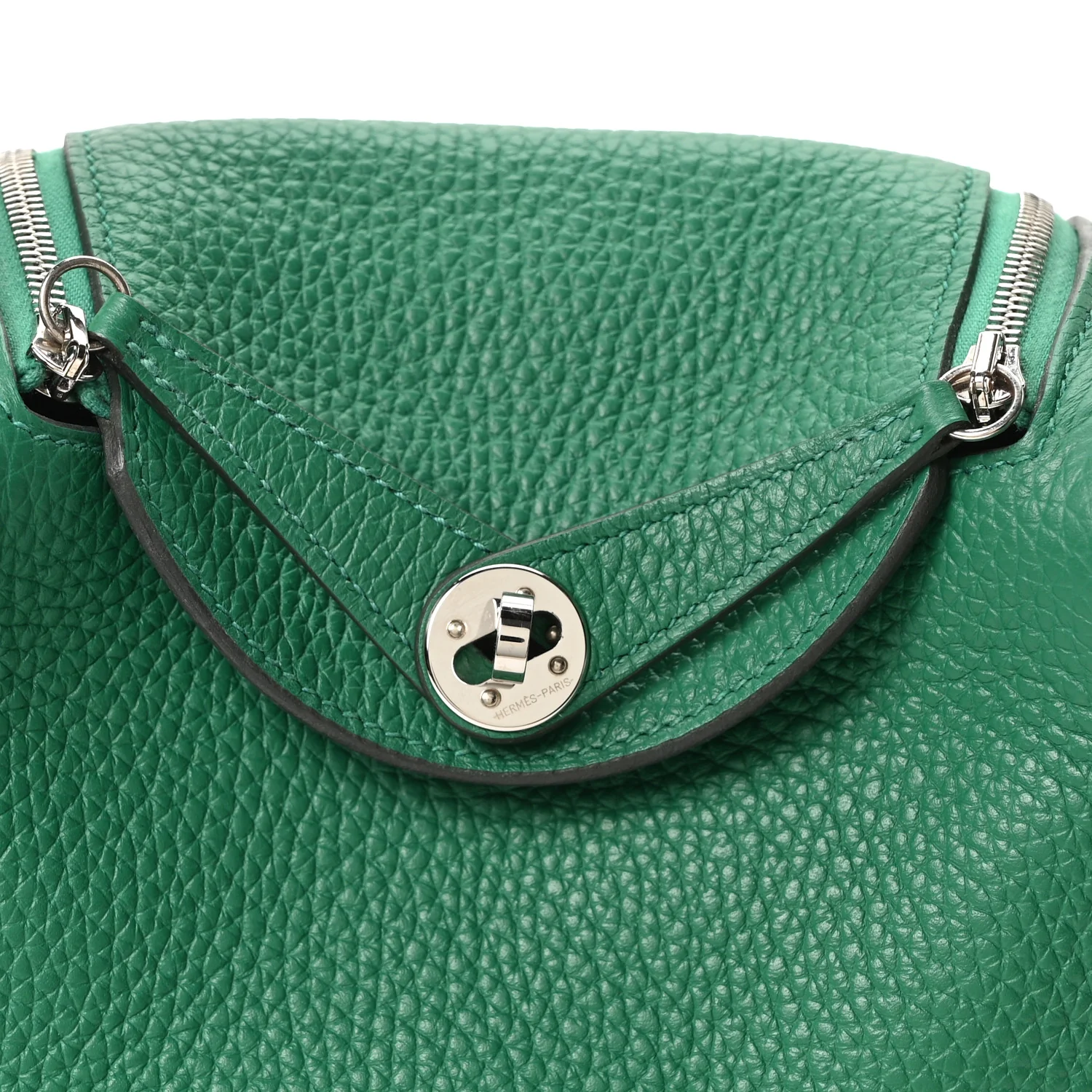 Taurillon Clemence Mini Lindy 20 Vert Vertigo - Top Club