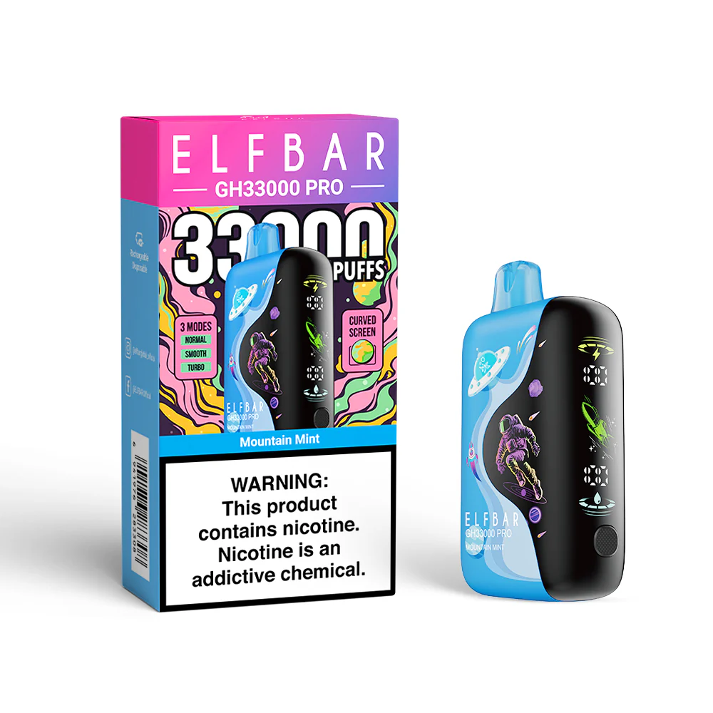 ELFBAR GH33000 PRO Rechargeable Disposable Vape (All Flavours)