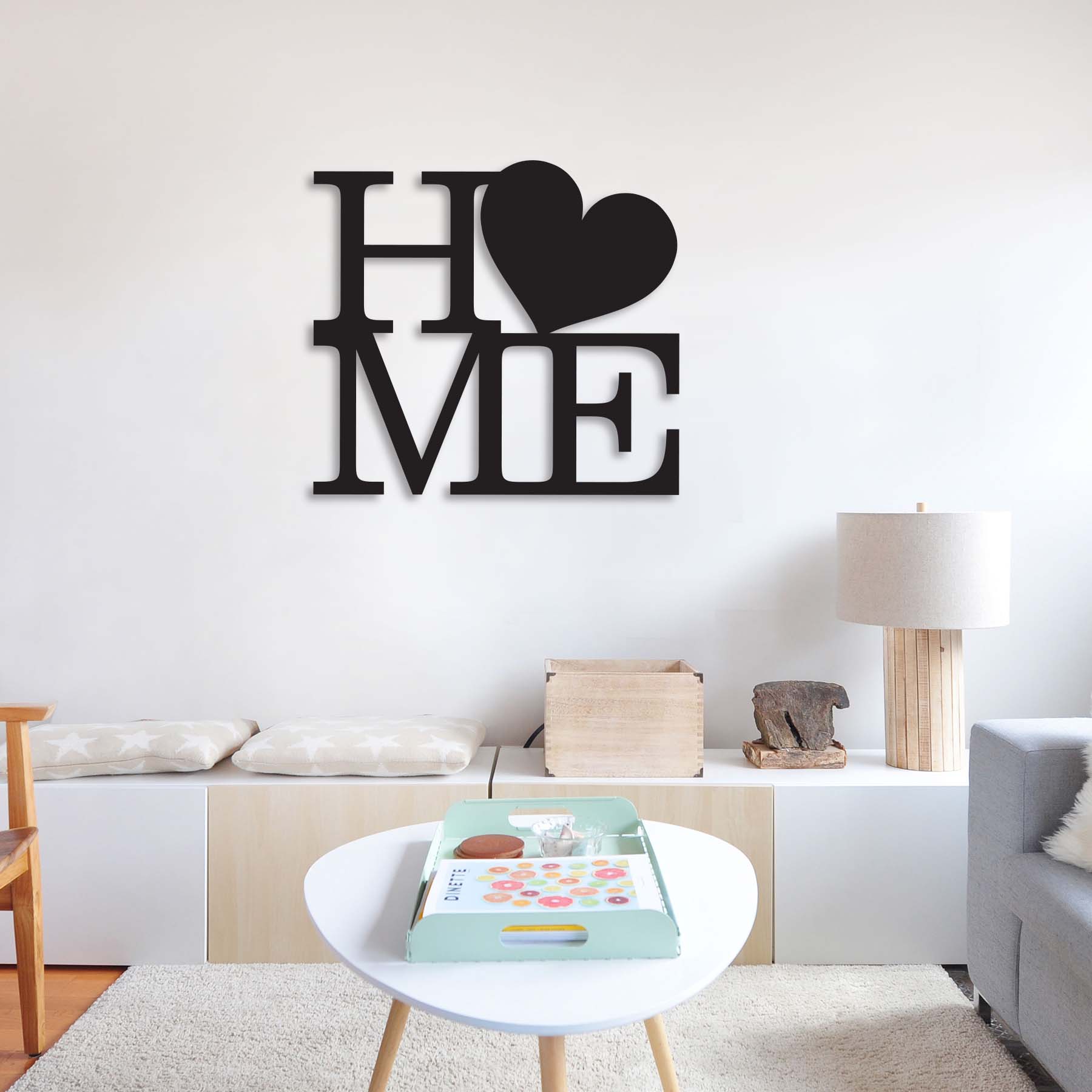 Home With Heart Metal Wall Art - Alvarez Pro Painting LLC
