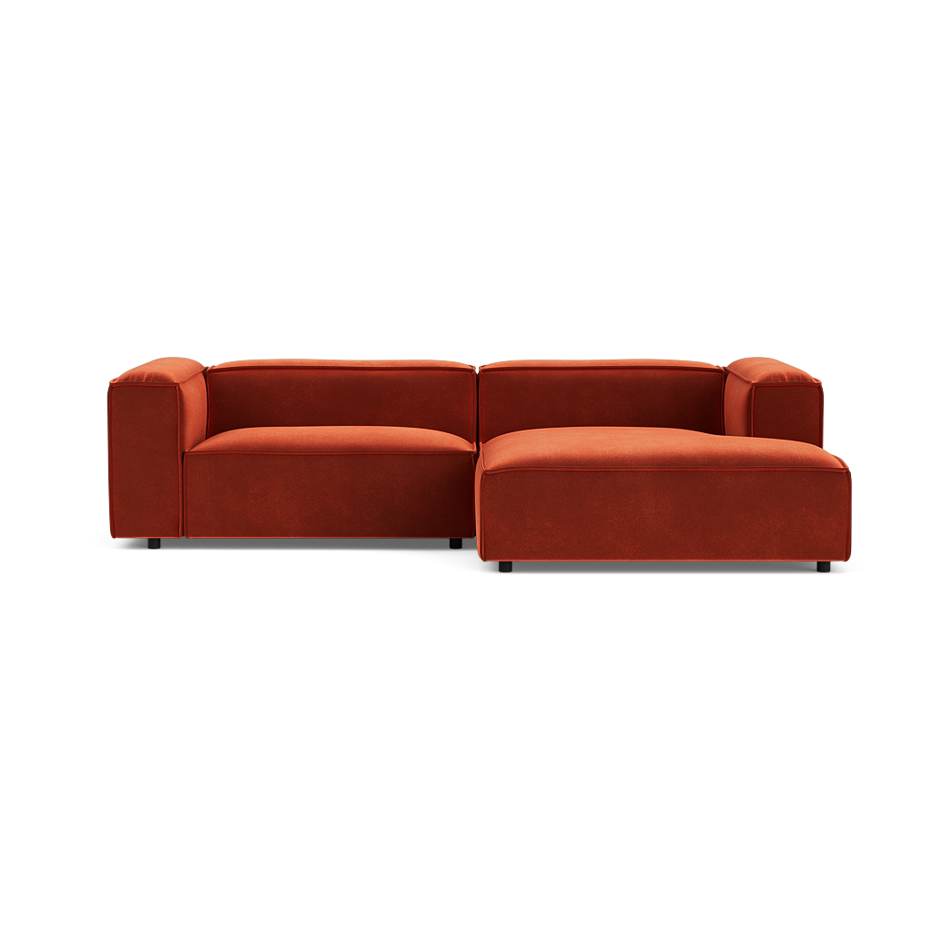 Hoekbank Dunbar divan rechts royal Saffron