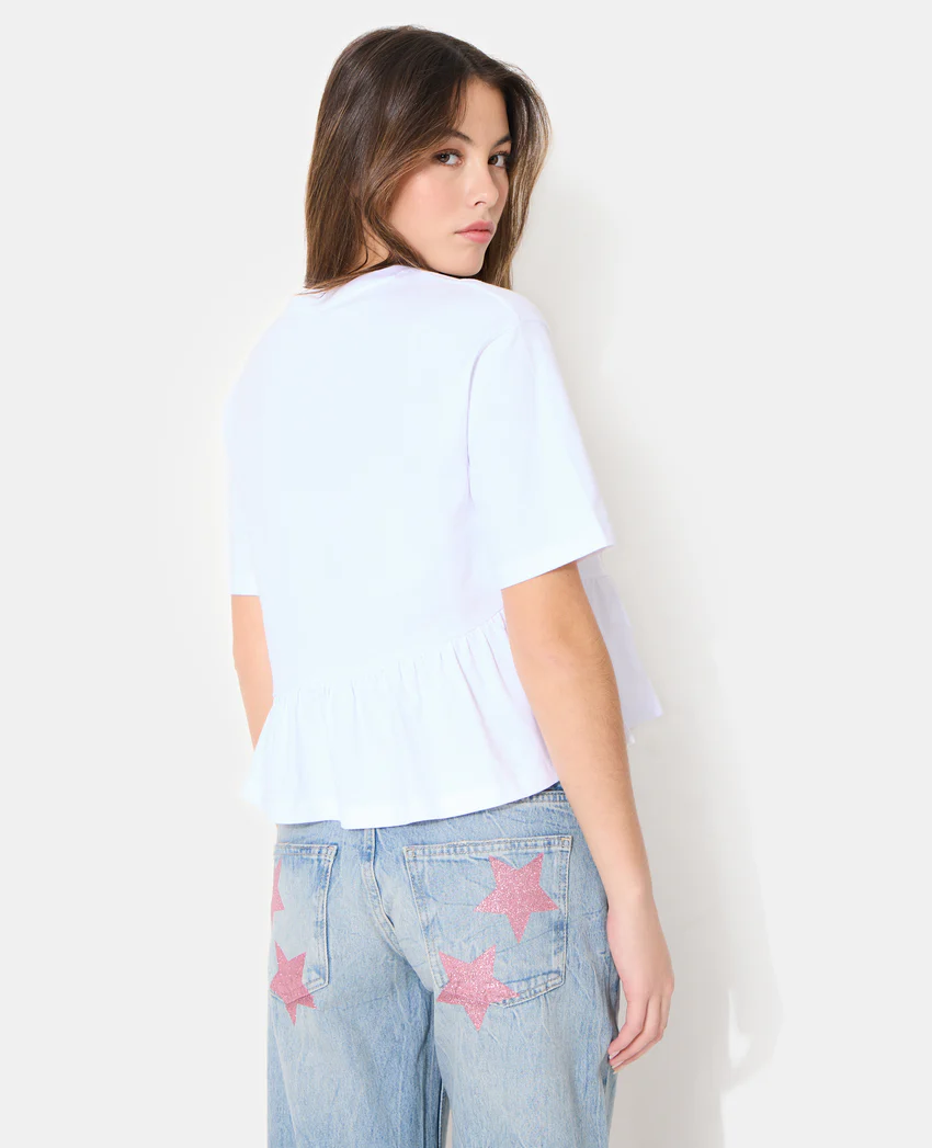 Pimkie T-shirt avec volant asymétrique