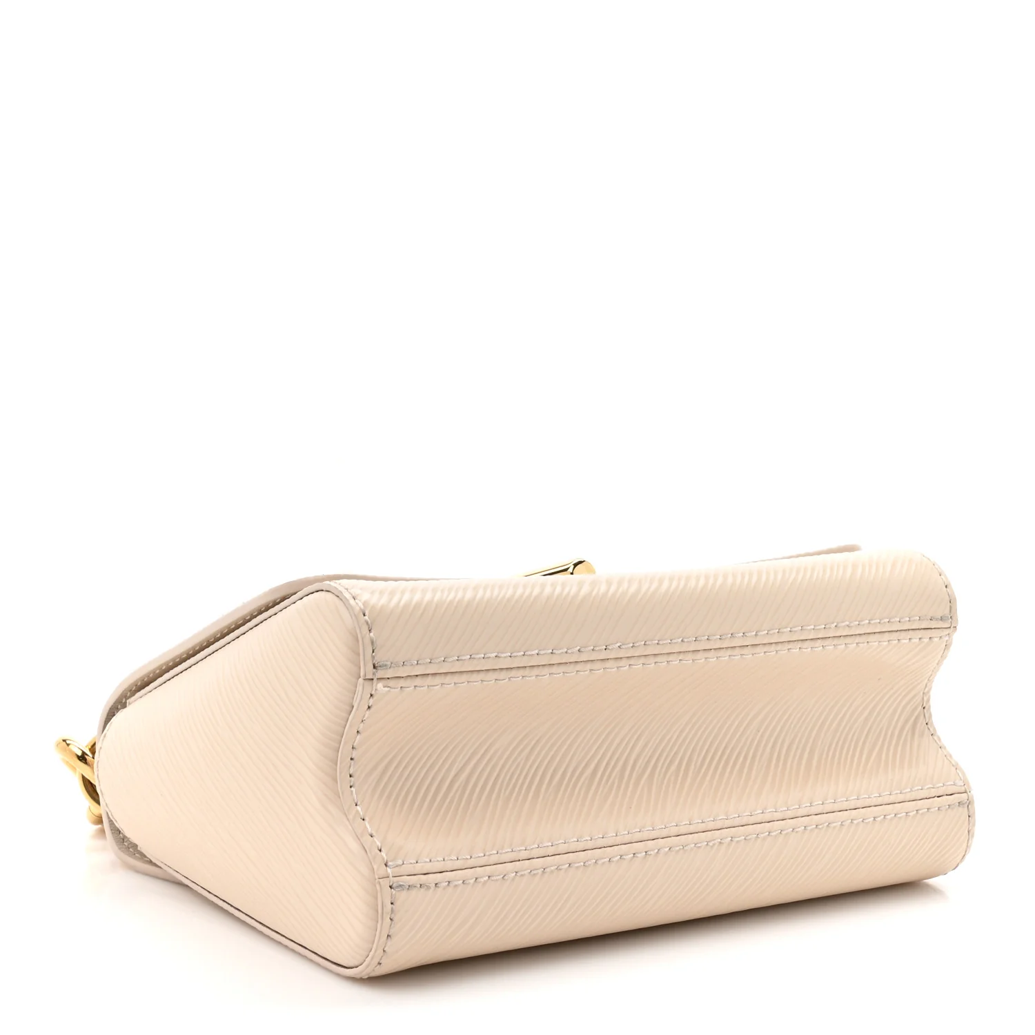 Epi Twist Braided Chain Shoulder Bag PM Quartz White - Top Club