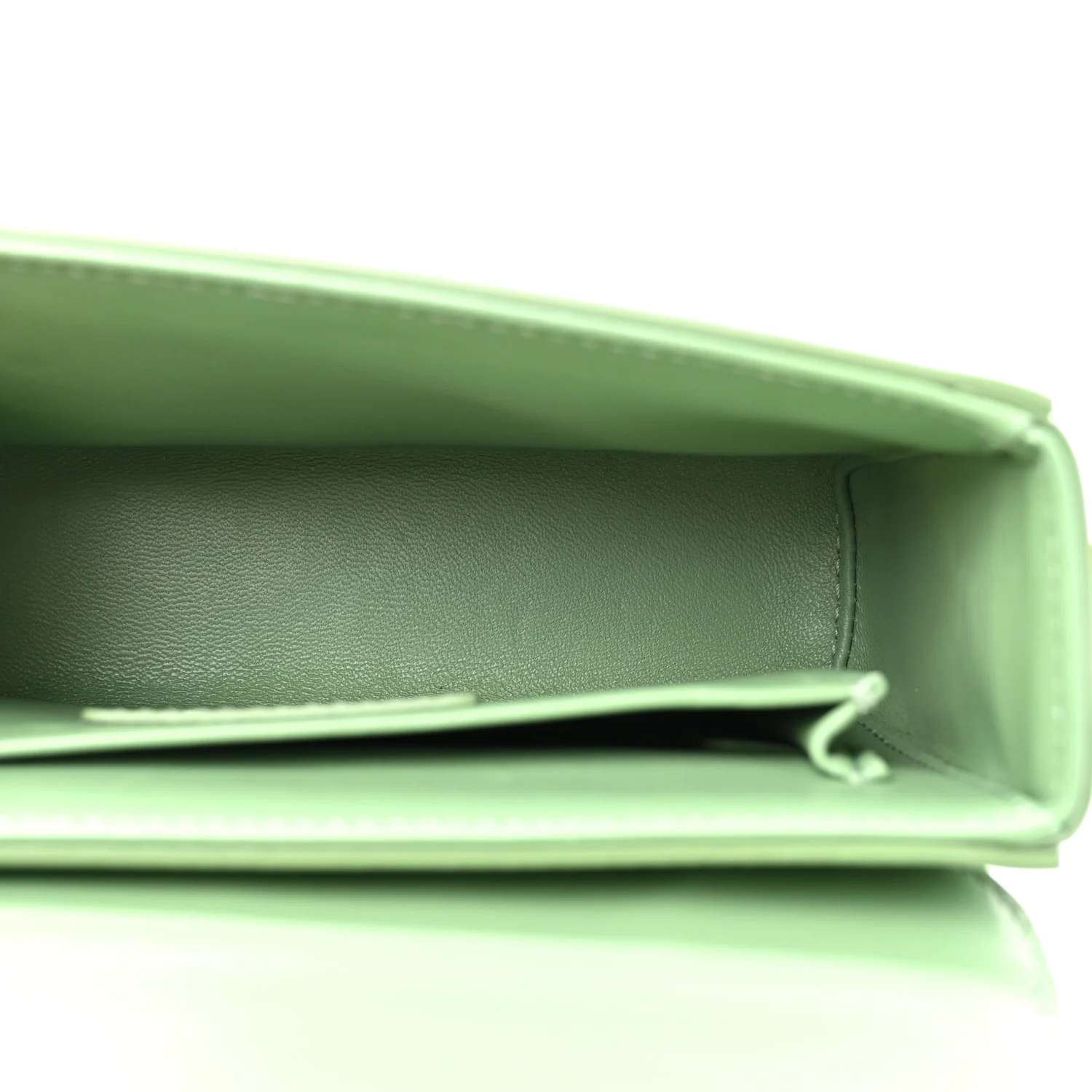 Box Calfskin 30 Montaigne Box Bag Mint Green - Top Club
