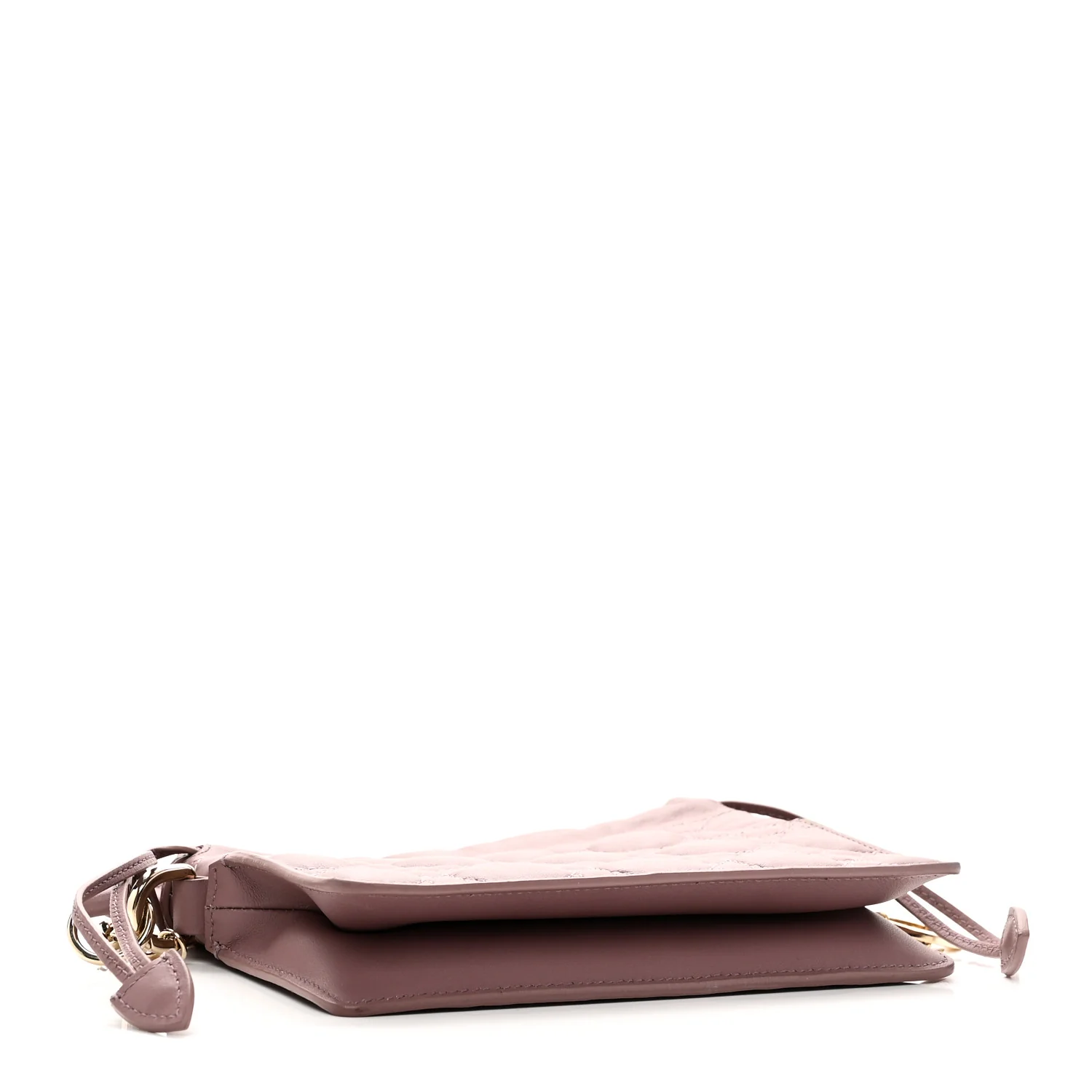 Lambskin Cannage Milly Mini Drawstring Bag Pink Peony - Top Club