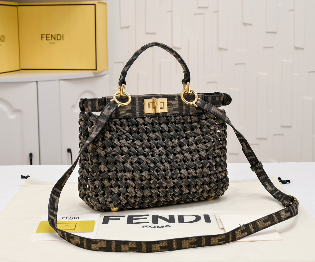 Fen peekaboo new arrival tote bag size : 23*7*18cm - Top Club