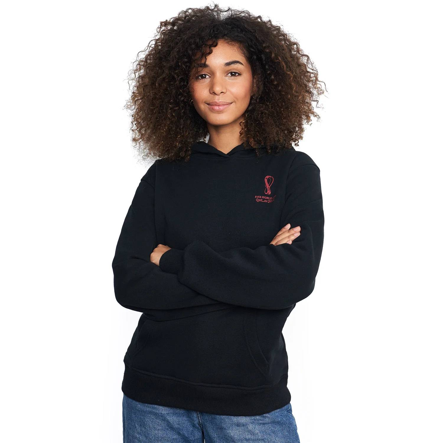 2022 World Cup Generic Black Hoodie - Women's