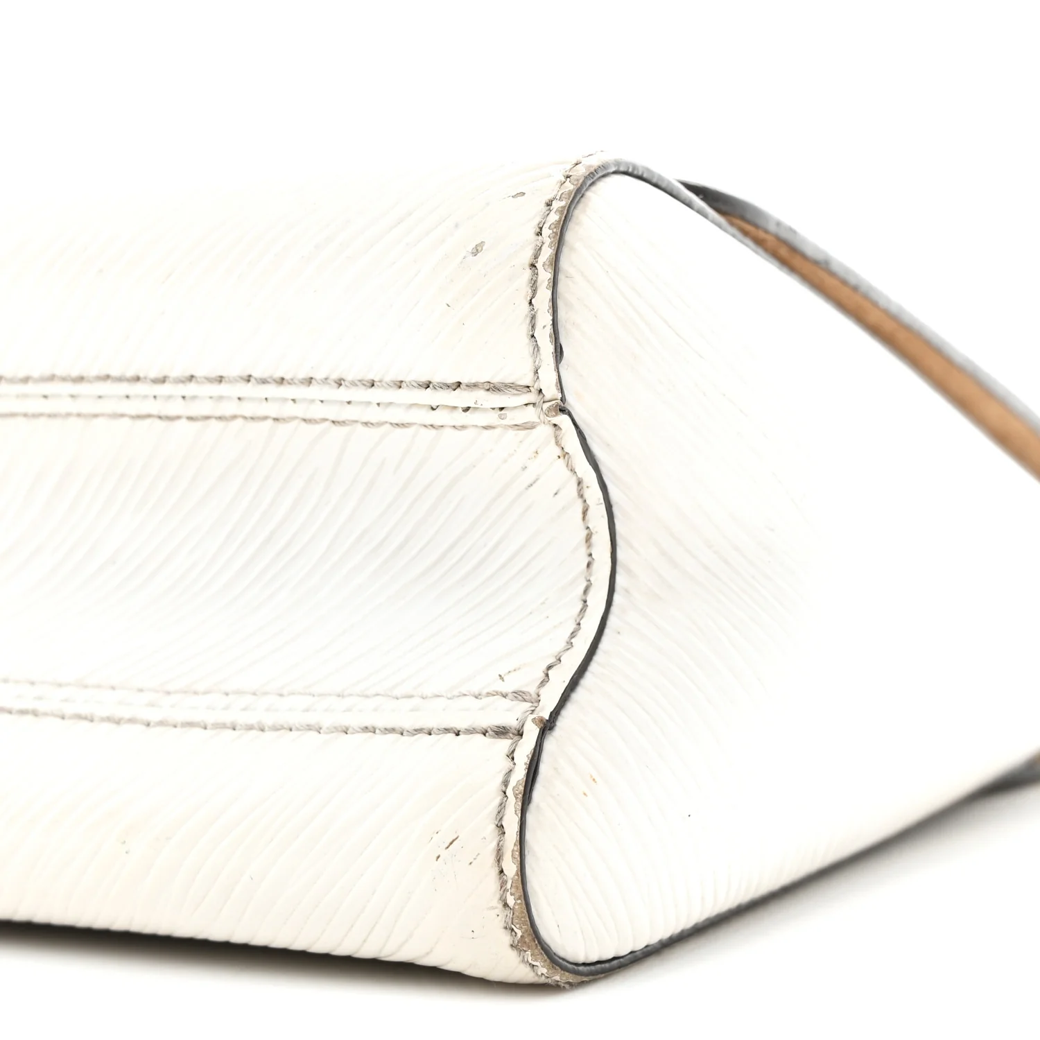 Epi Twist Shoulder Bag MM White - Top Club