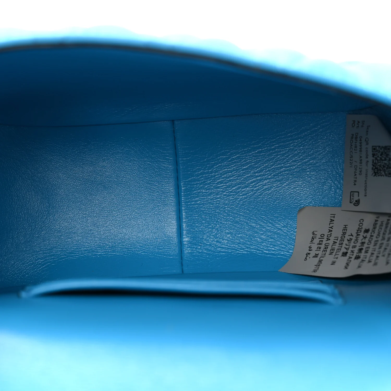 Nappa Quilted Virtus Bag Blue - Top Club