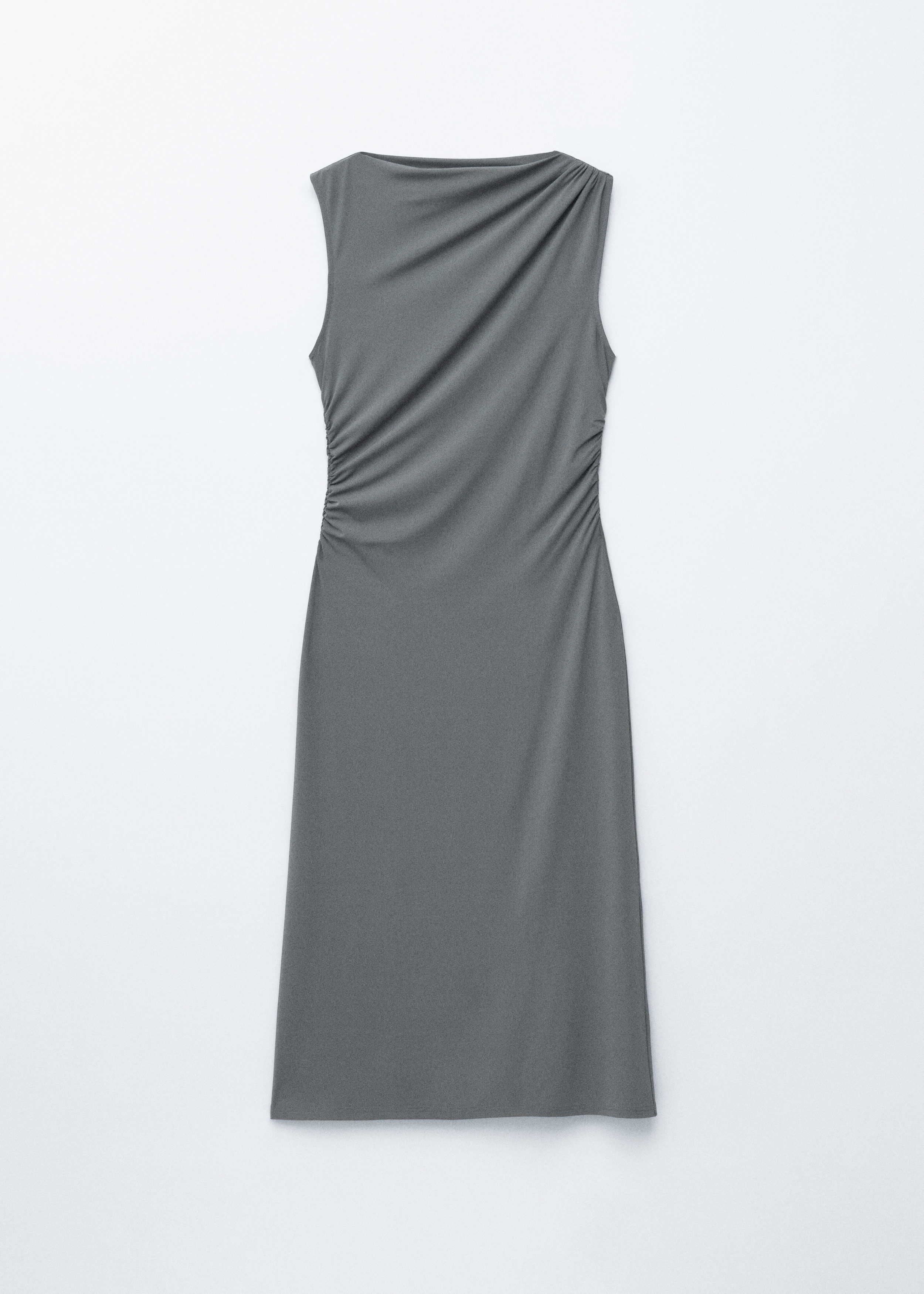 & Other Stories SLEEVELESS DRAPED MIDI DRESS