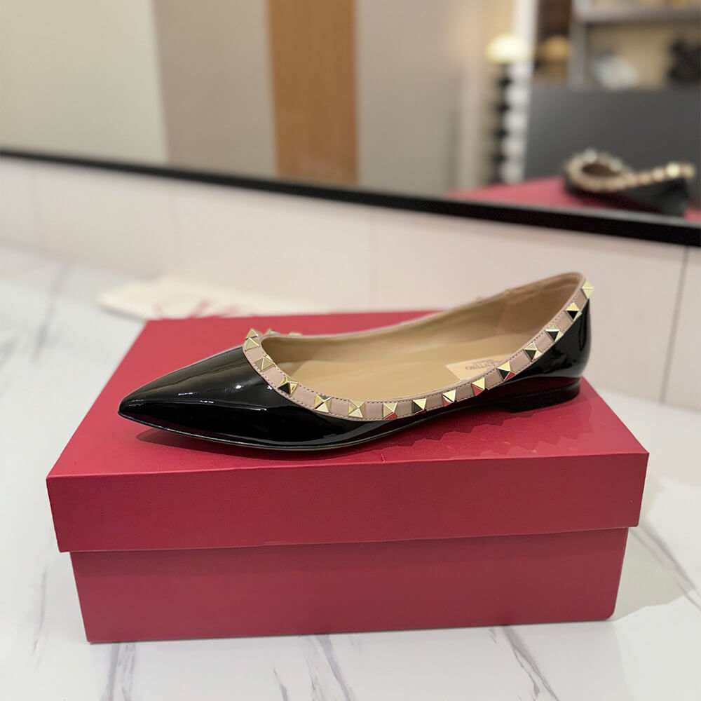 VALENTINO ROCKSTUD BALLET FLAT - Top Club