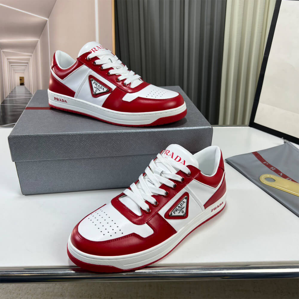 Prada Downtown nappa leather sneakers - Top Club