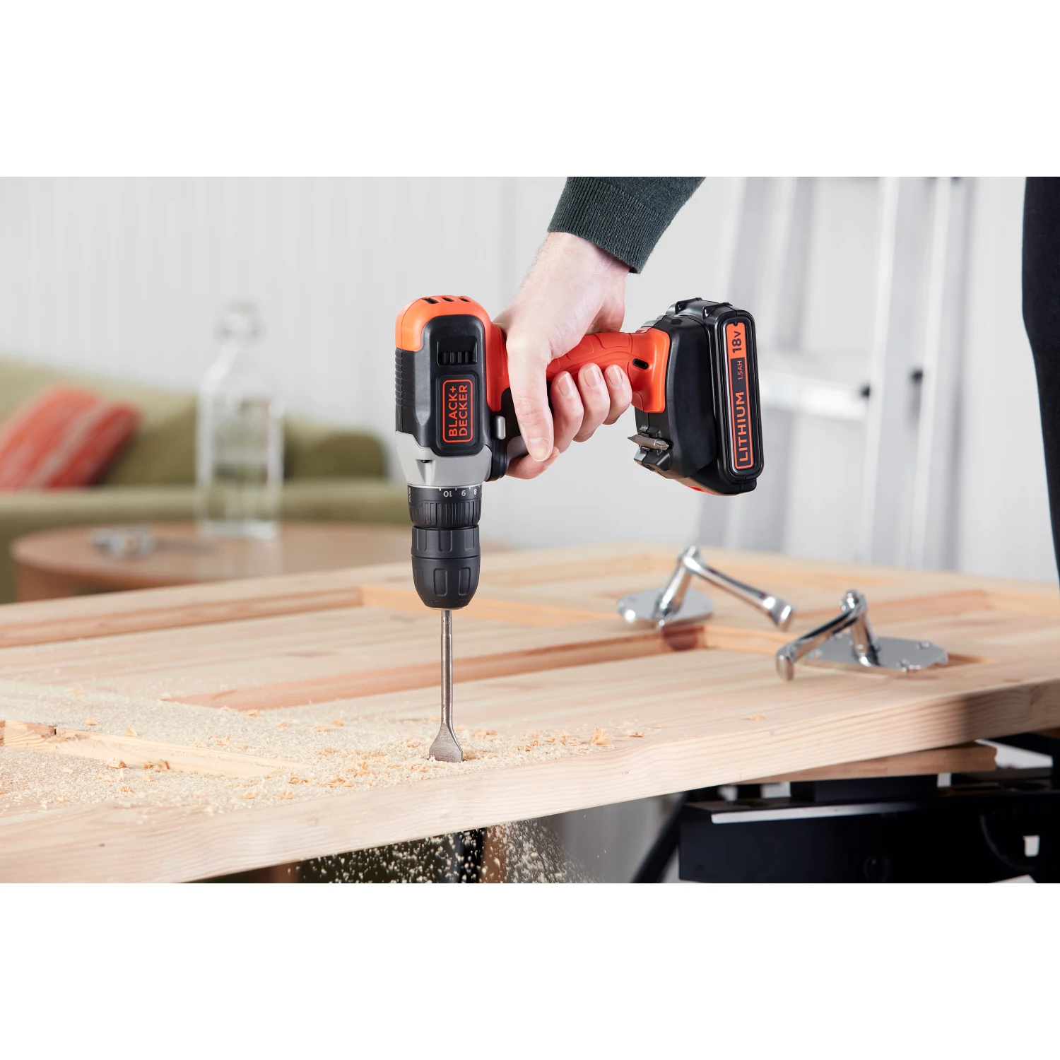 Black Trapano a batteria avvitatore BCD001C1 Black+Decker