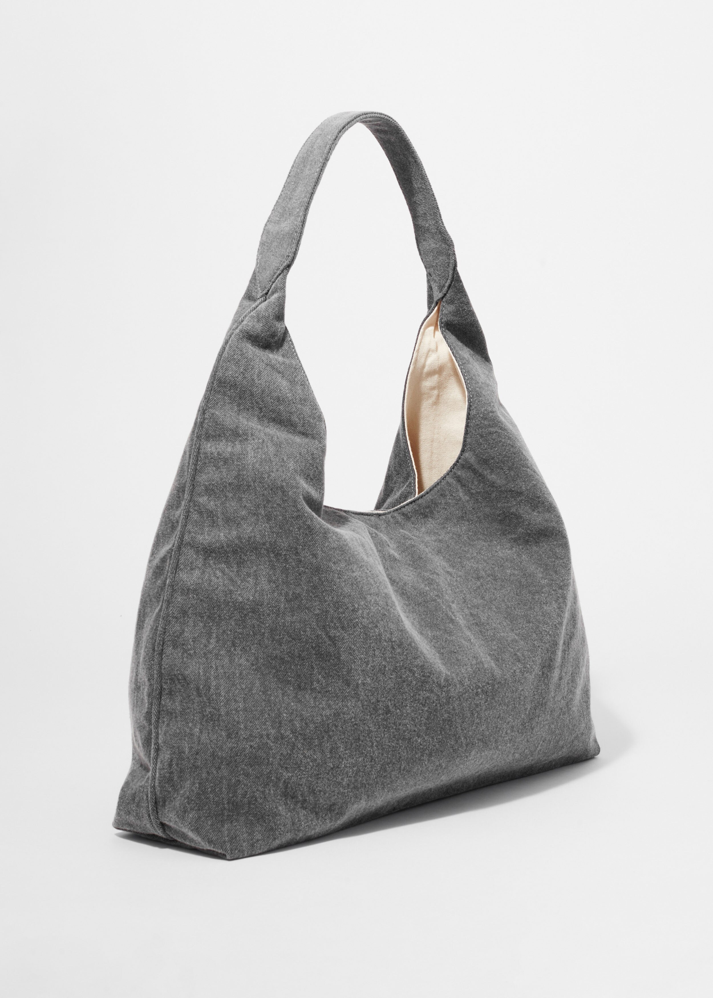 & Other Stories WASHED DENIM TOTE BAG