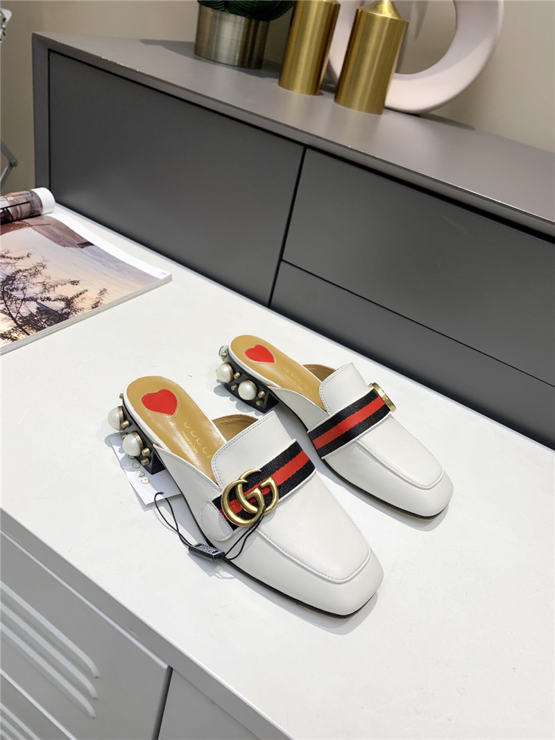 gucci pearl heel half slippers - Sneaker Replica Workshop
