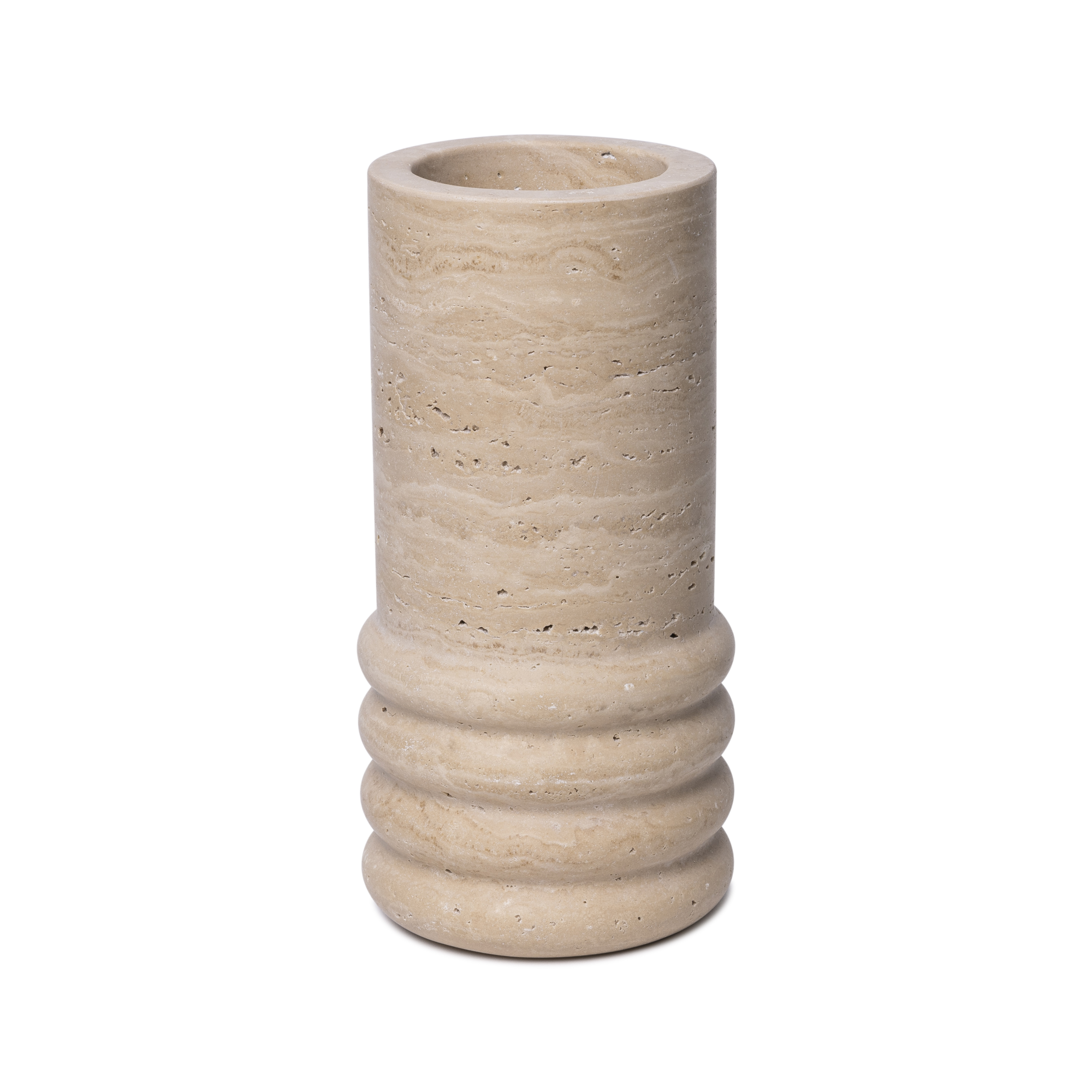 Vaas Travertine Molí 12x25cm