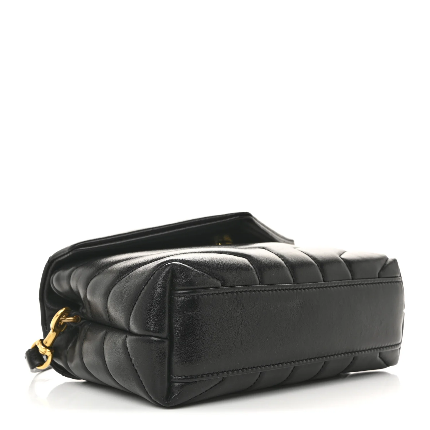 Calfskin Y Quilted Monogram Toy Loulou Crossbody Bag Black - Top Club