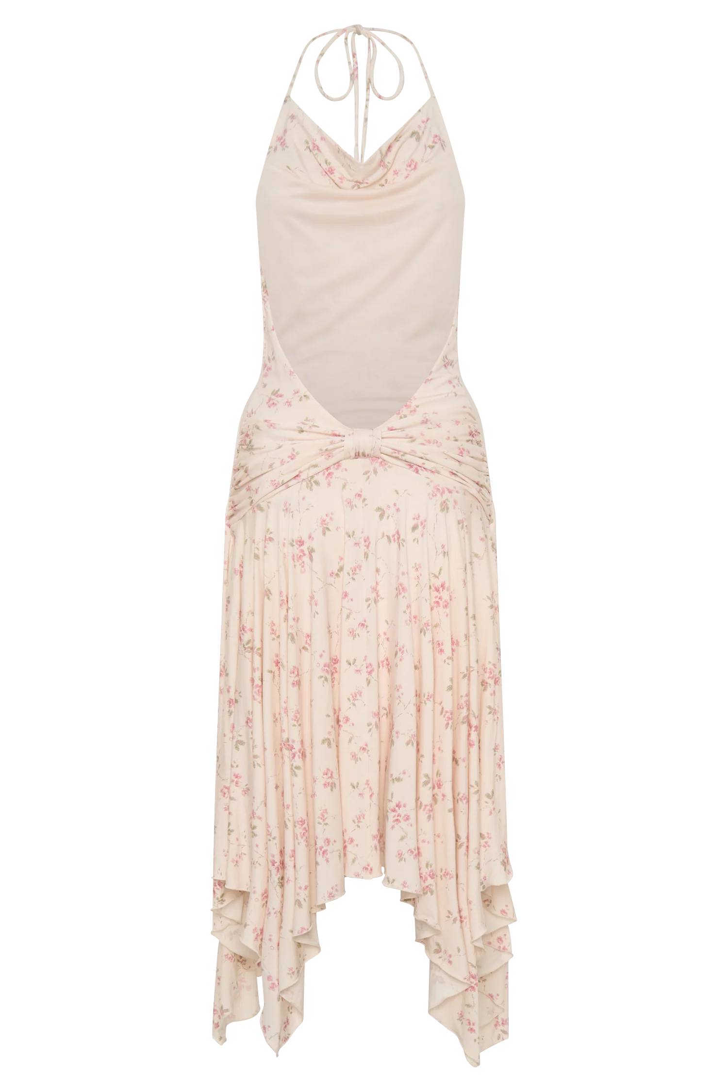 Sylvie Modal Hankie Midi Dress - Floral Ditsy Print