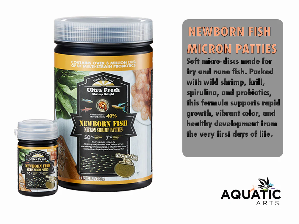 Ultra Fresh Newborn Fish Micron Shrimp Patties