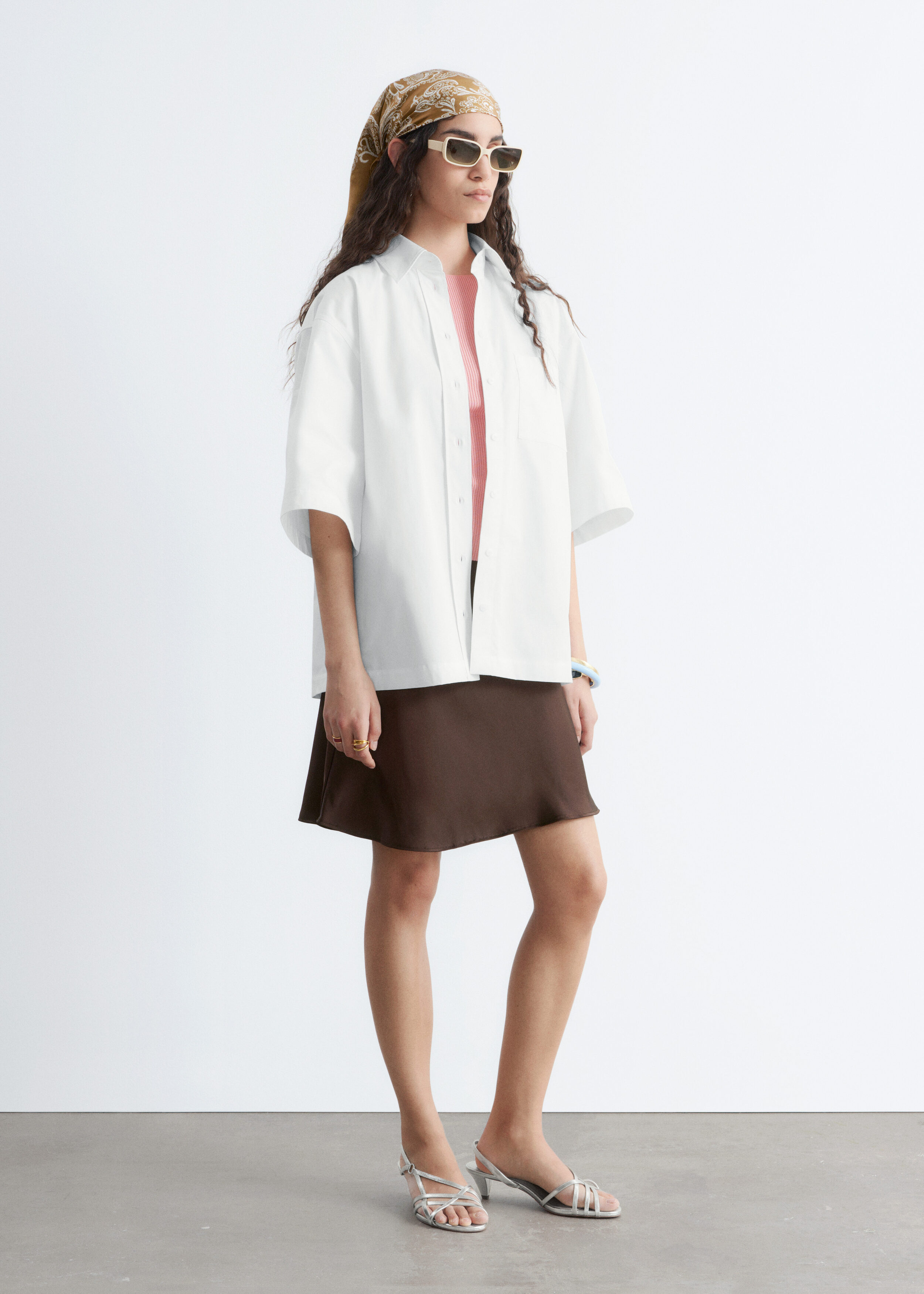 & Other Stories COTTON SHORT-SLEEVE SHIRT