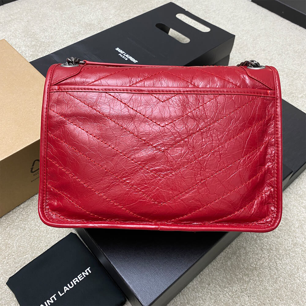 YSL NIKI MEDIUM IN CRINKLED VINTAGE LEATHER(HIGH-END GRADE) - Top Club