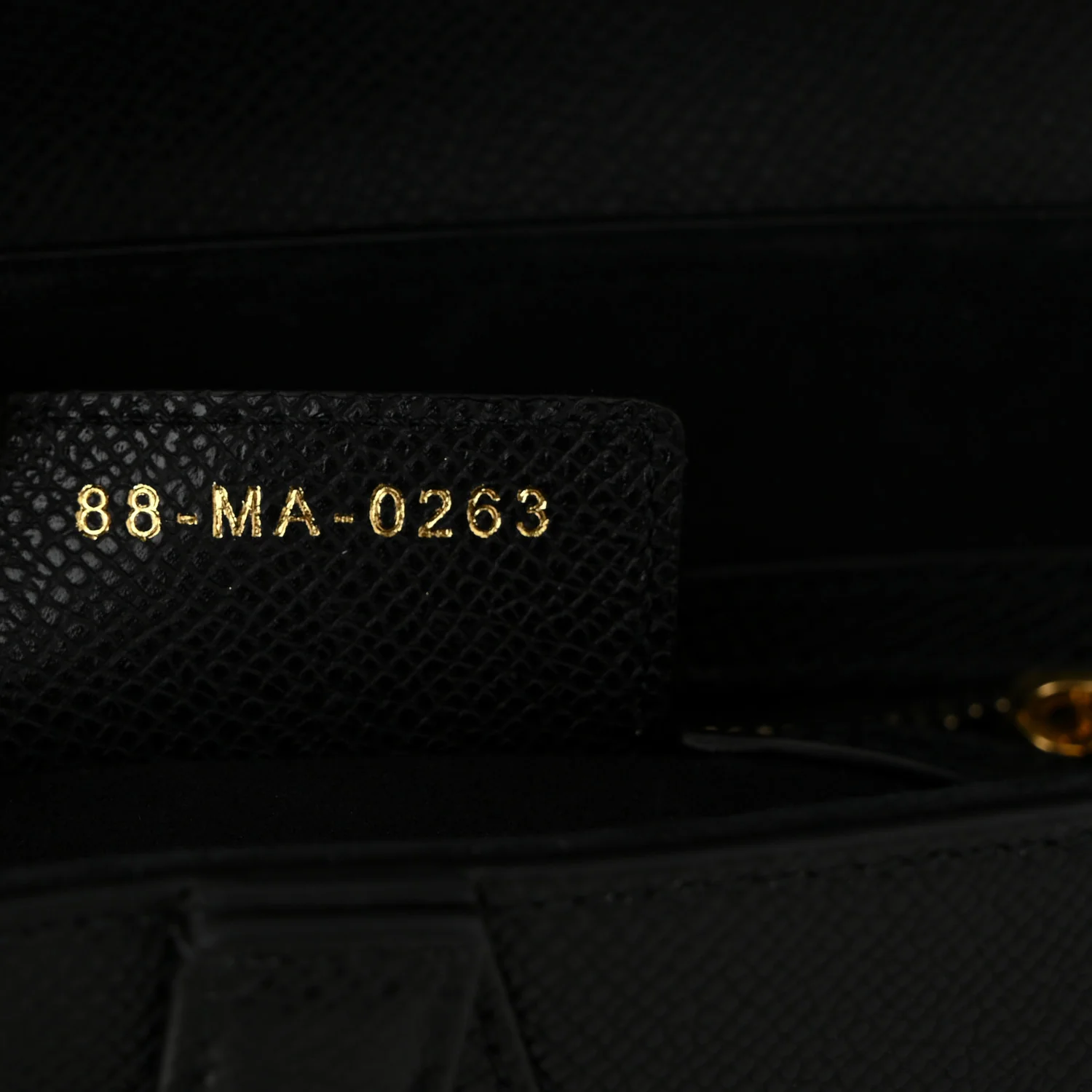 Grained Calfskin Saddle Bag Black - Top Club