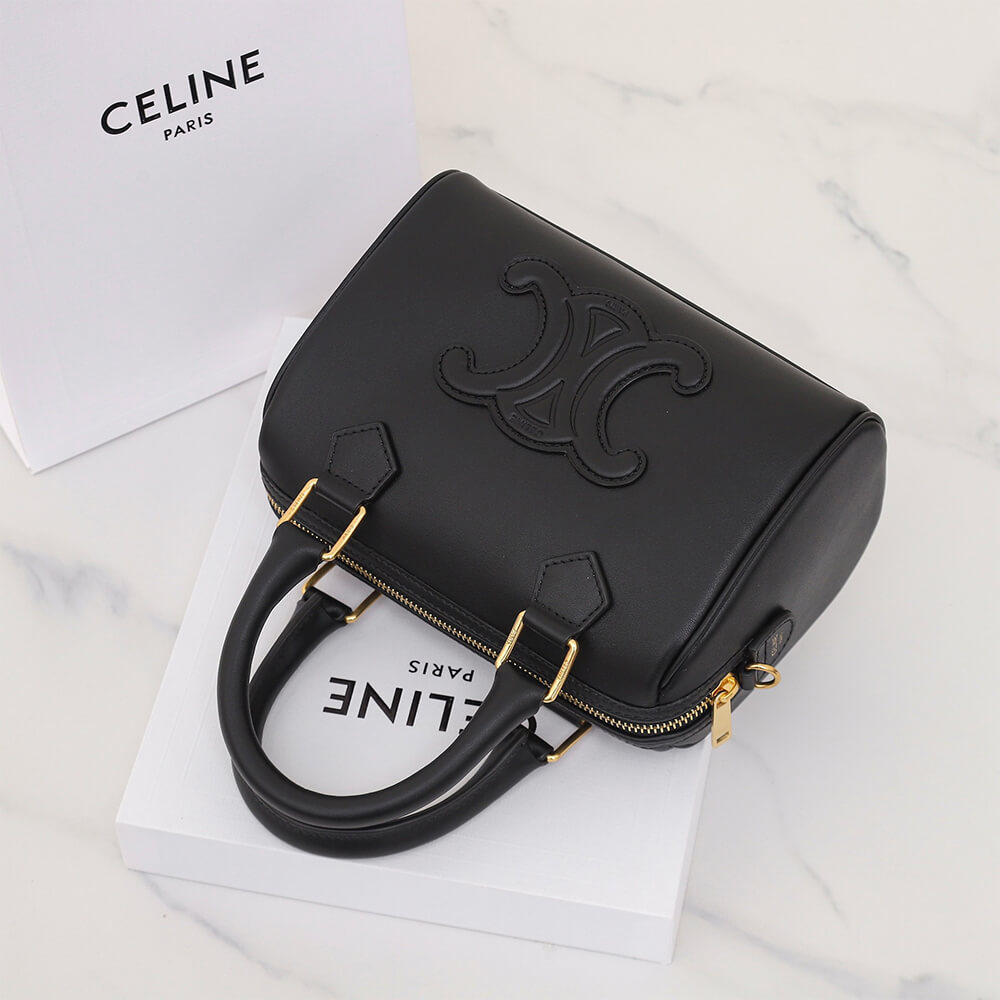CELINE SMALL BOSTON IN Smooth Calfskin - Top Club