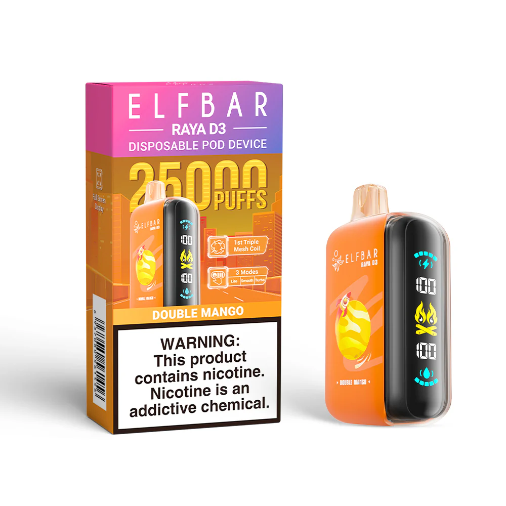ELFBAR RAYA D3 Disposable Vape (All Flavours)